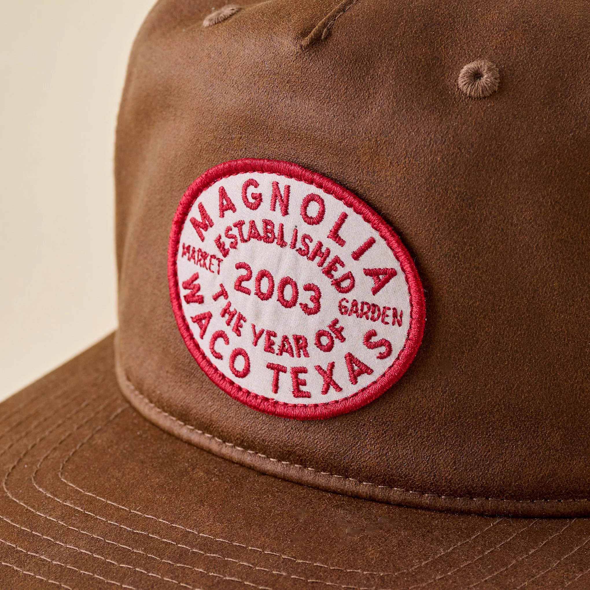 Magnolia Waxed Canvas Patch 5-Panel Hat - Image 2