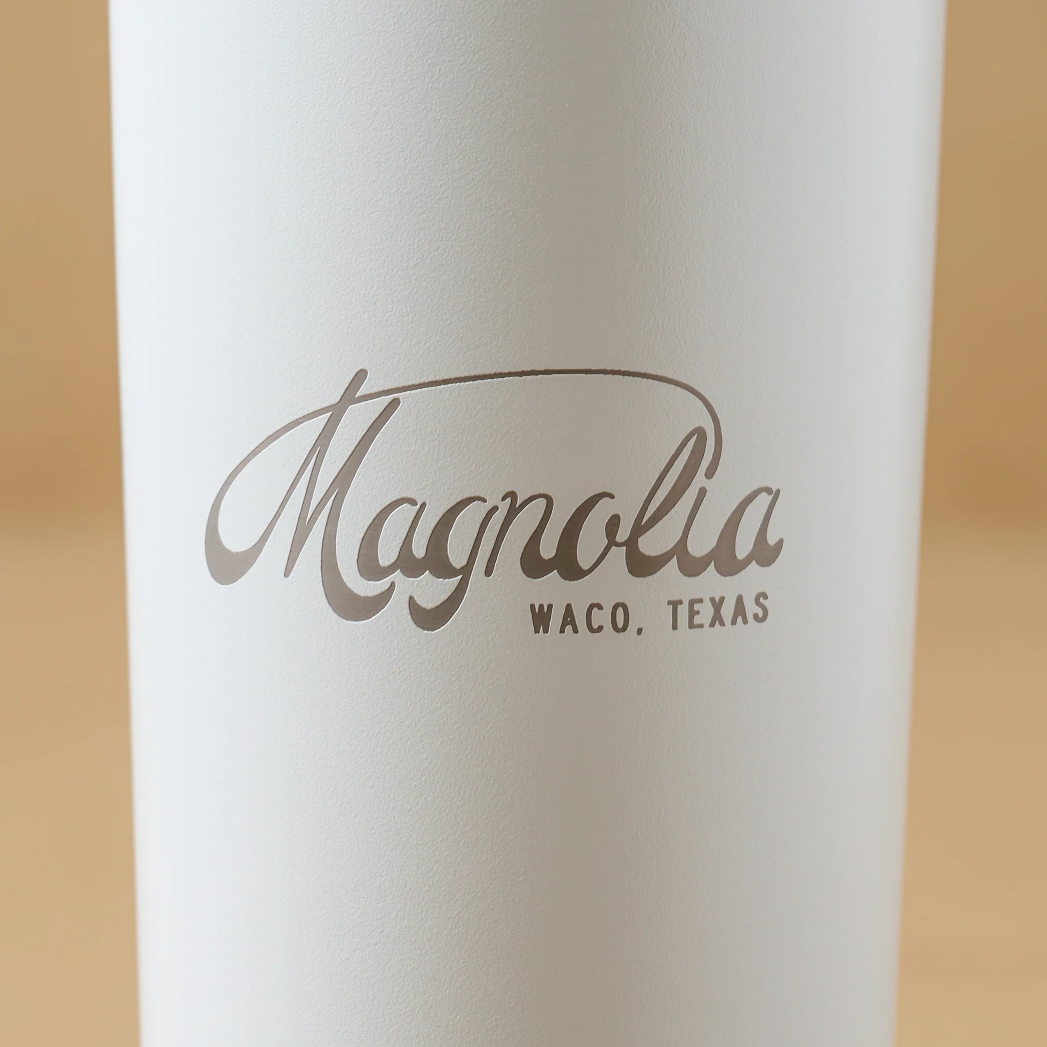 Magnolia White 24oz Cold Tumbler with Straw - Image 3