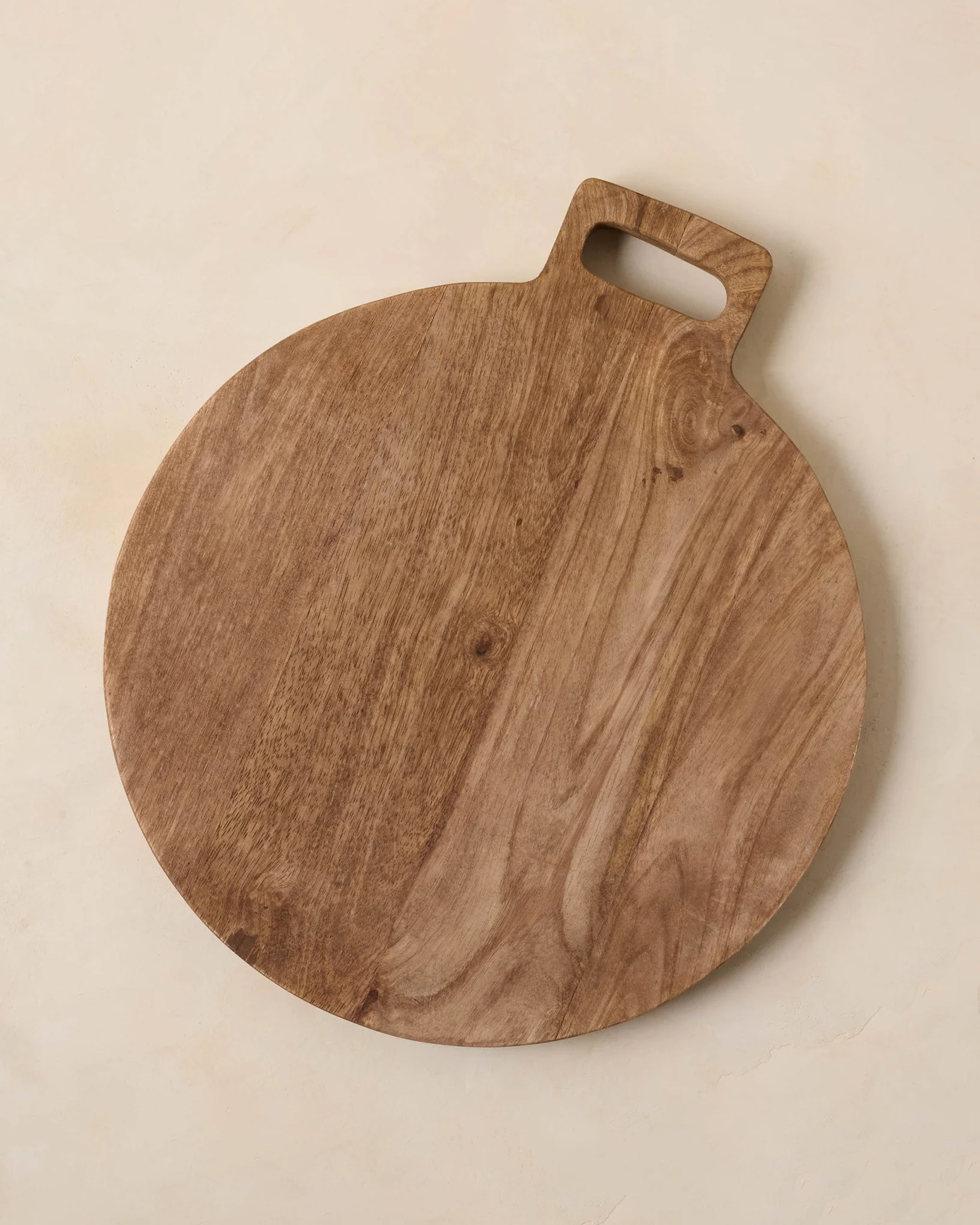 Mango Wood Round Bread Board - Image 2