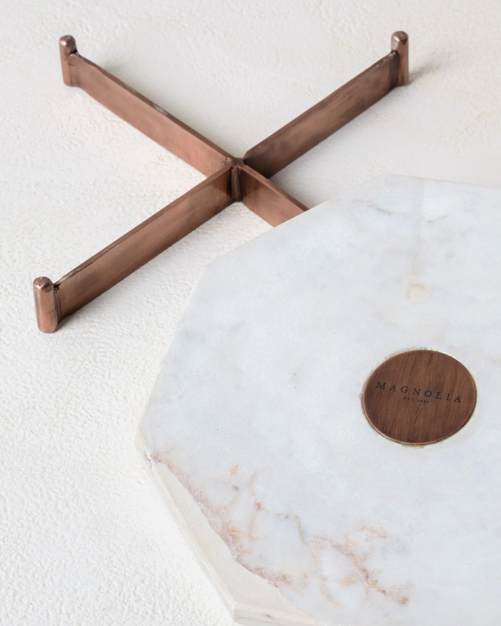 Marble and Copper Cake Stand - Image 6