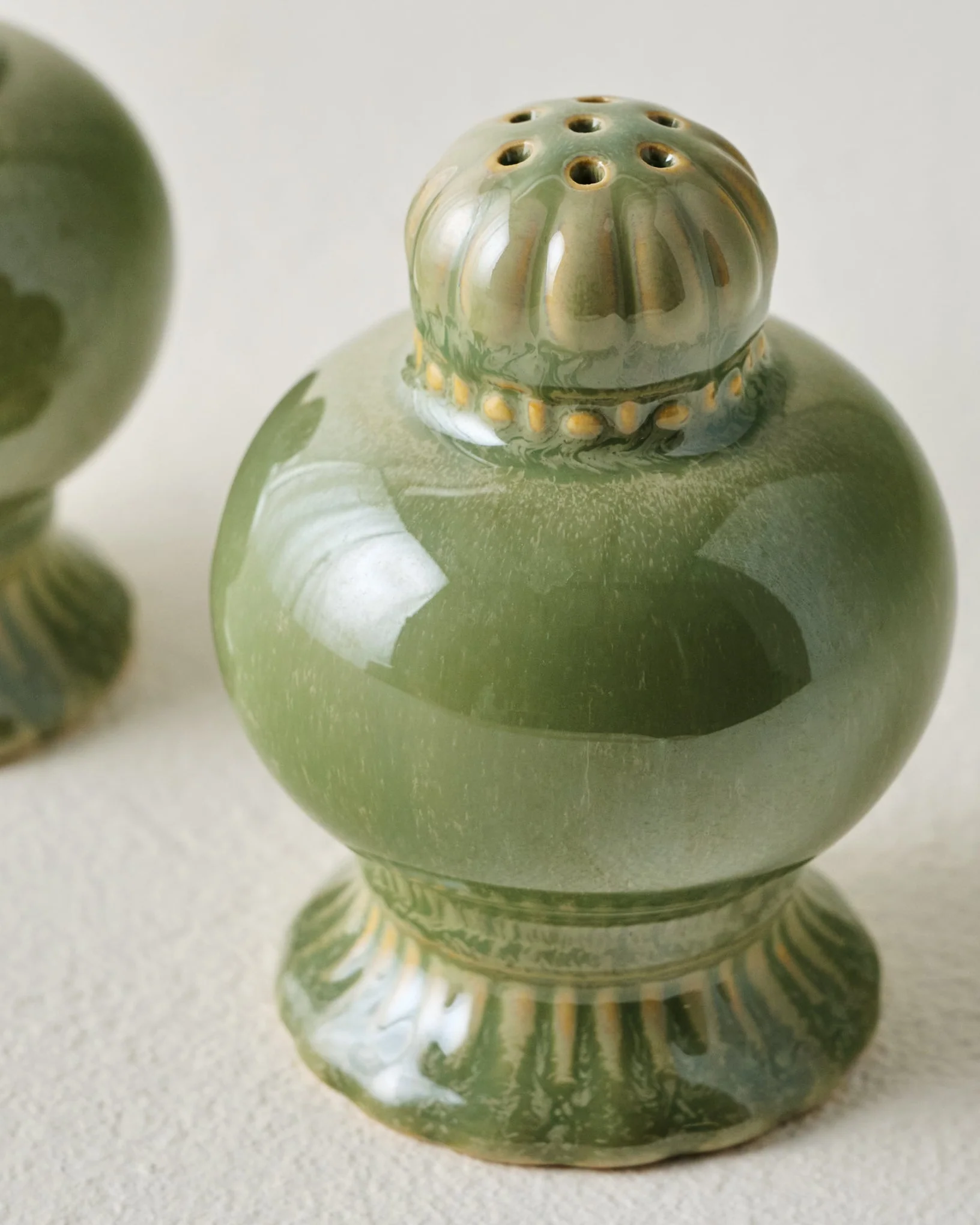 Margaret Vintage-Inspired Salt + Pepper Set - Image 3