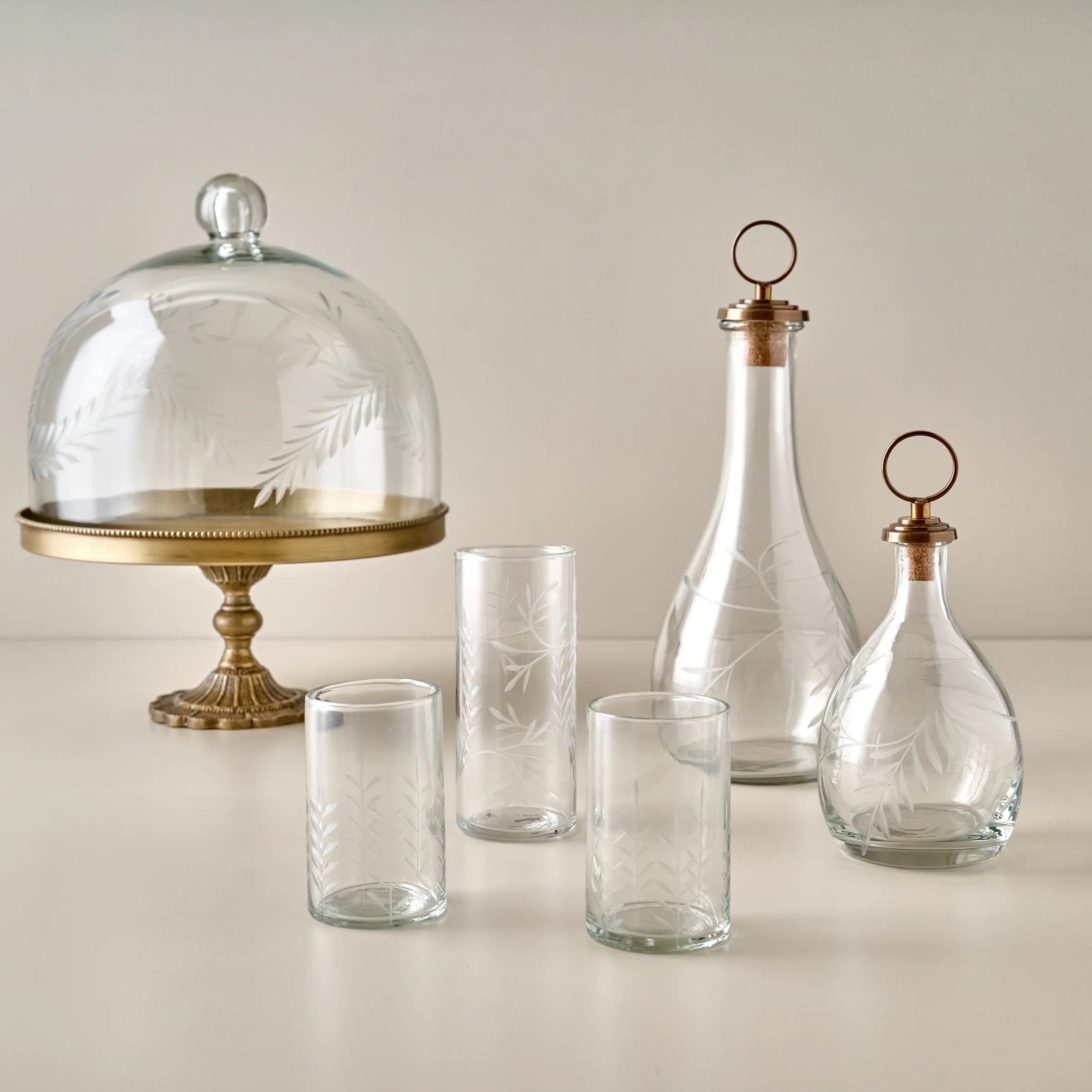 Marlowe Etched Glass Decanter - Image 3