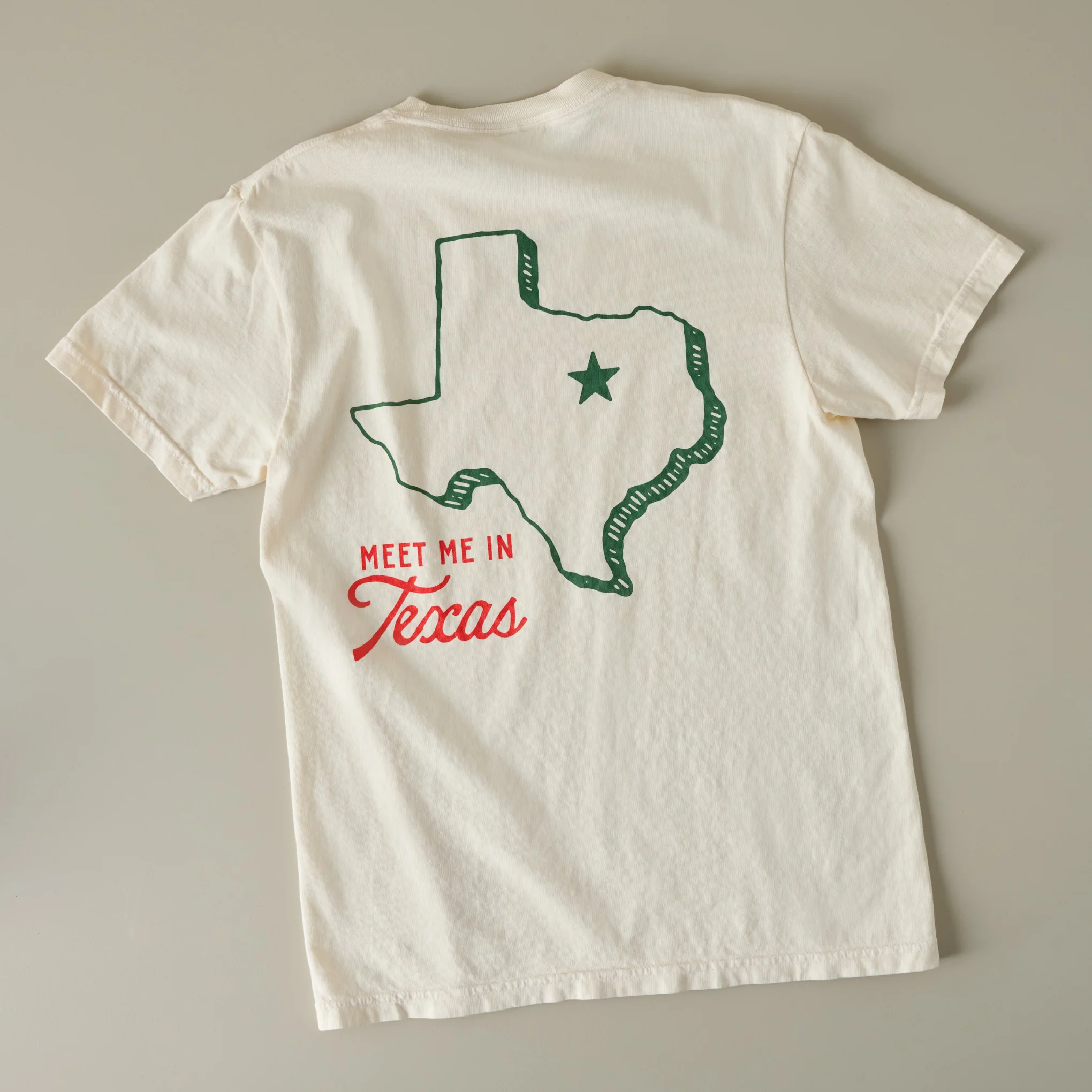 Meet me in Texas Ivory Shirt - Image 2