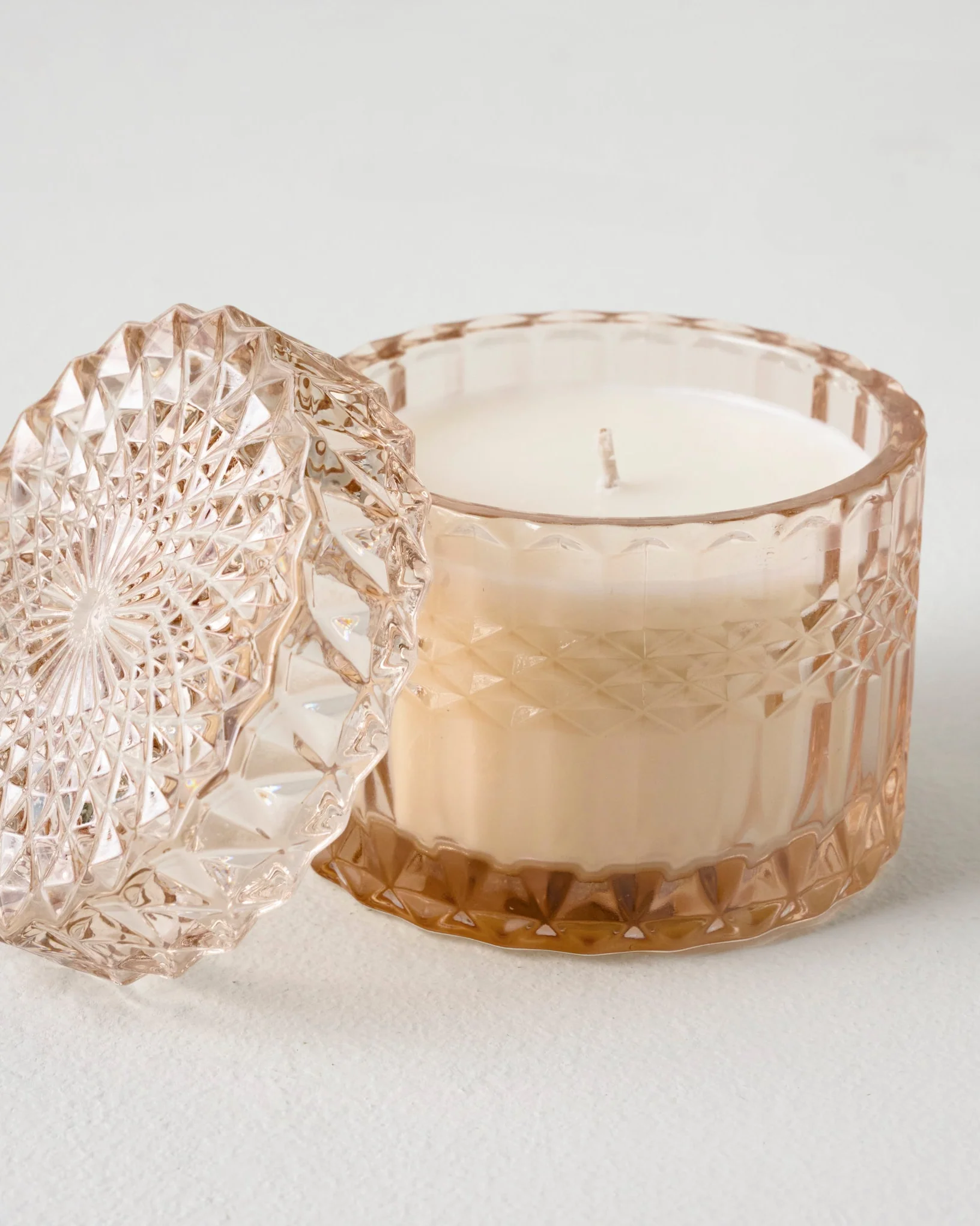 Magnolia Morning Light Glass Candle