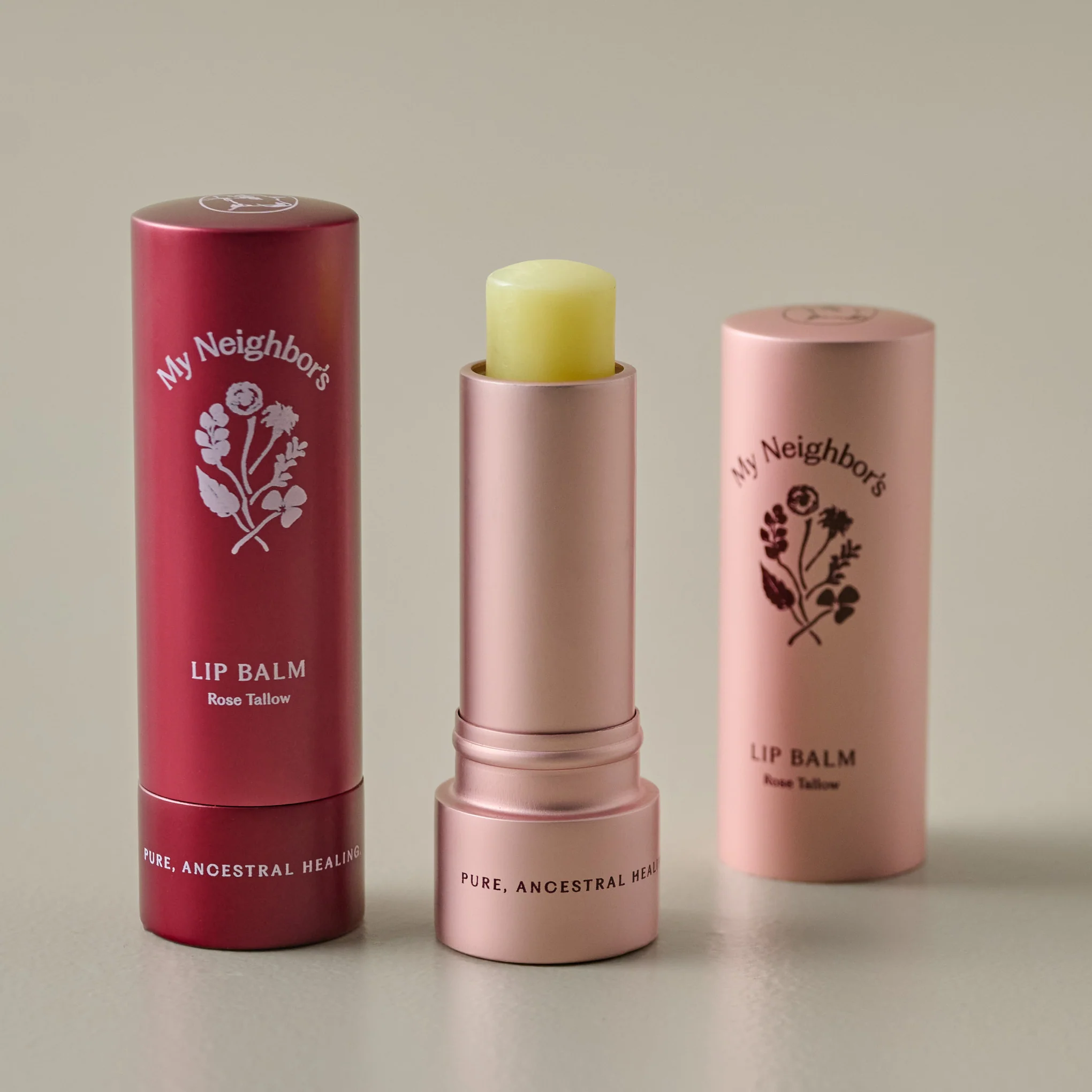 My Neighbor's Tallow Rose Lip Balm - Image 2