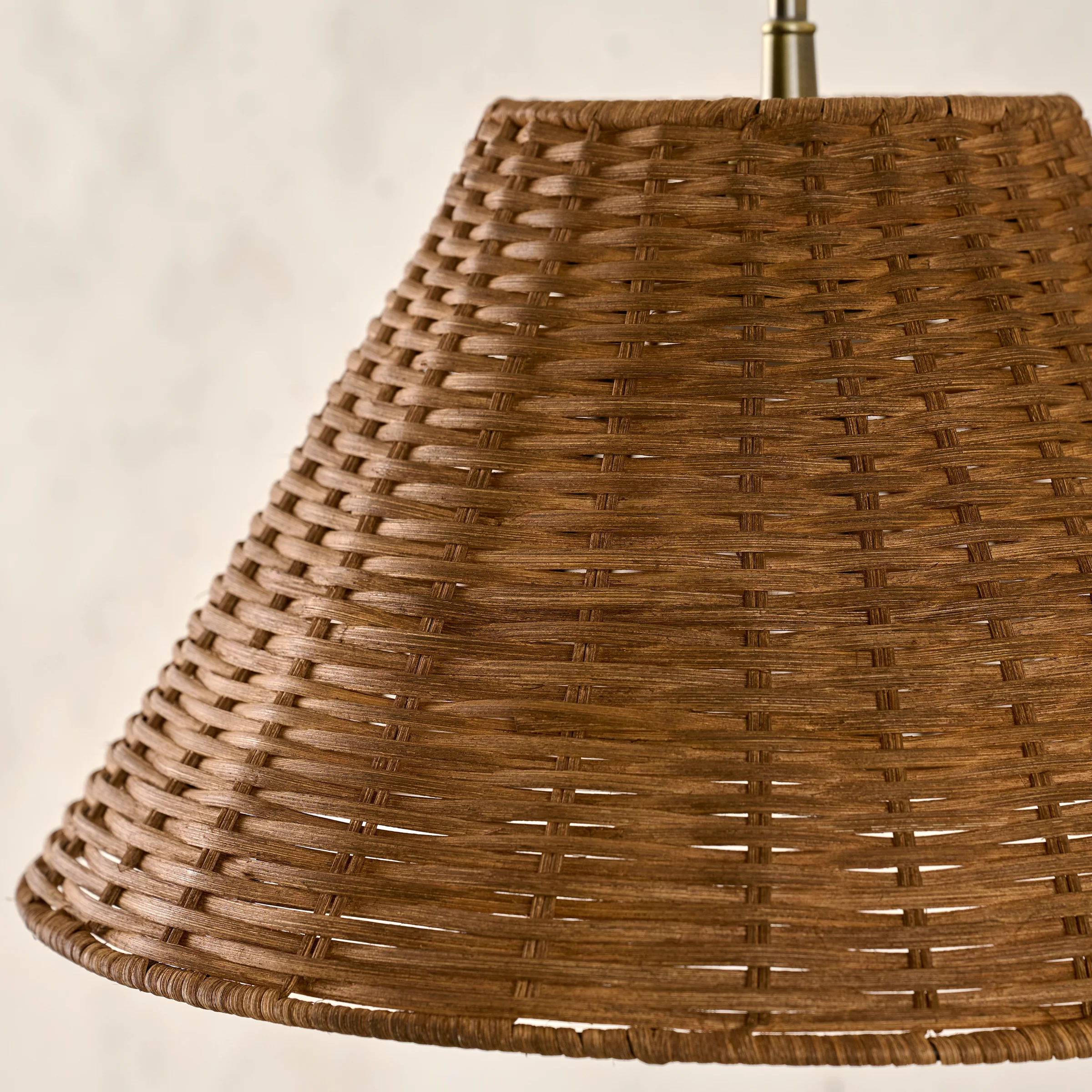 Tapered Rattan Swivel Plug-In Sconce - Image 3