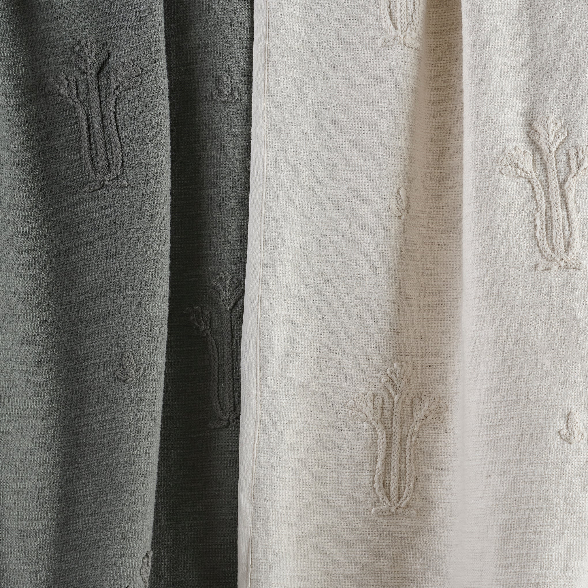 Petrol Blue Tulip Textured Coverlet - Image 4