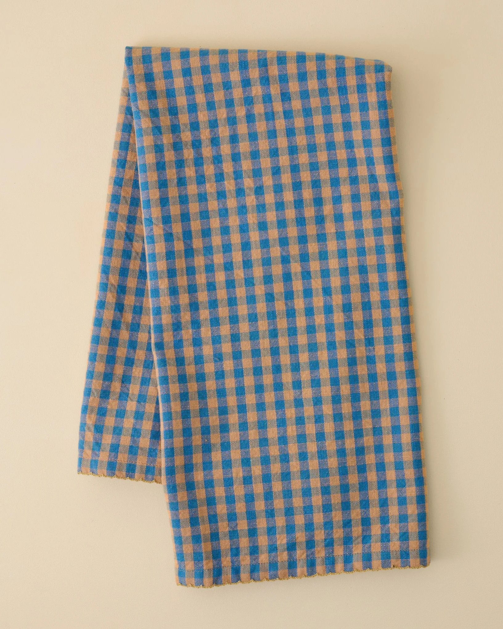 Poolside Check Tea Towel