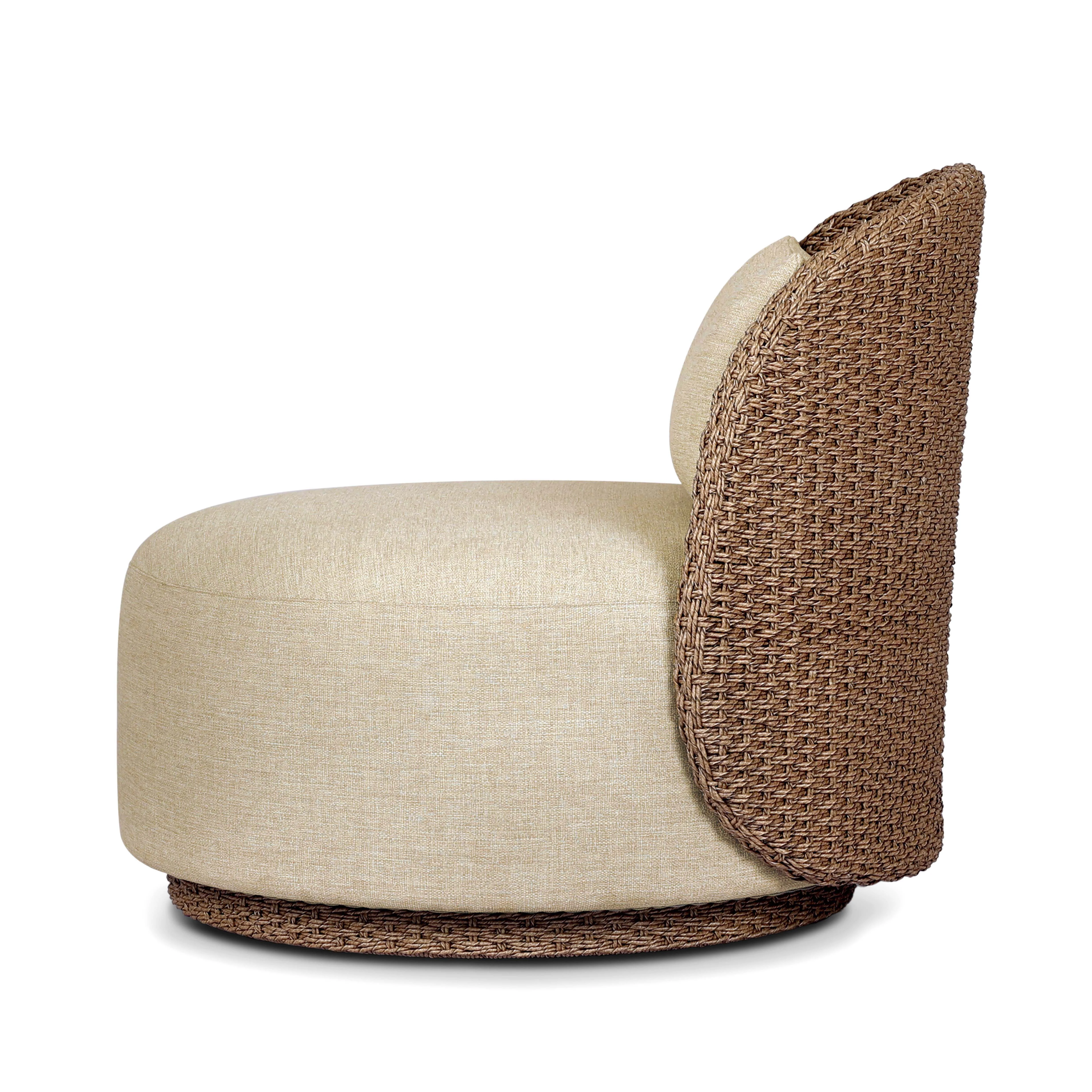 Randie Outdoor Swivel Chair - Image 12