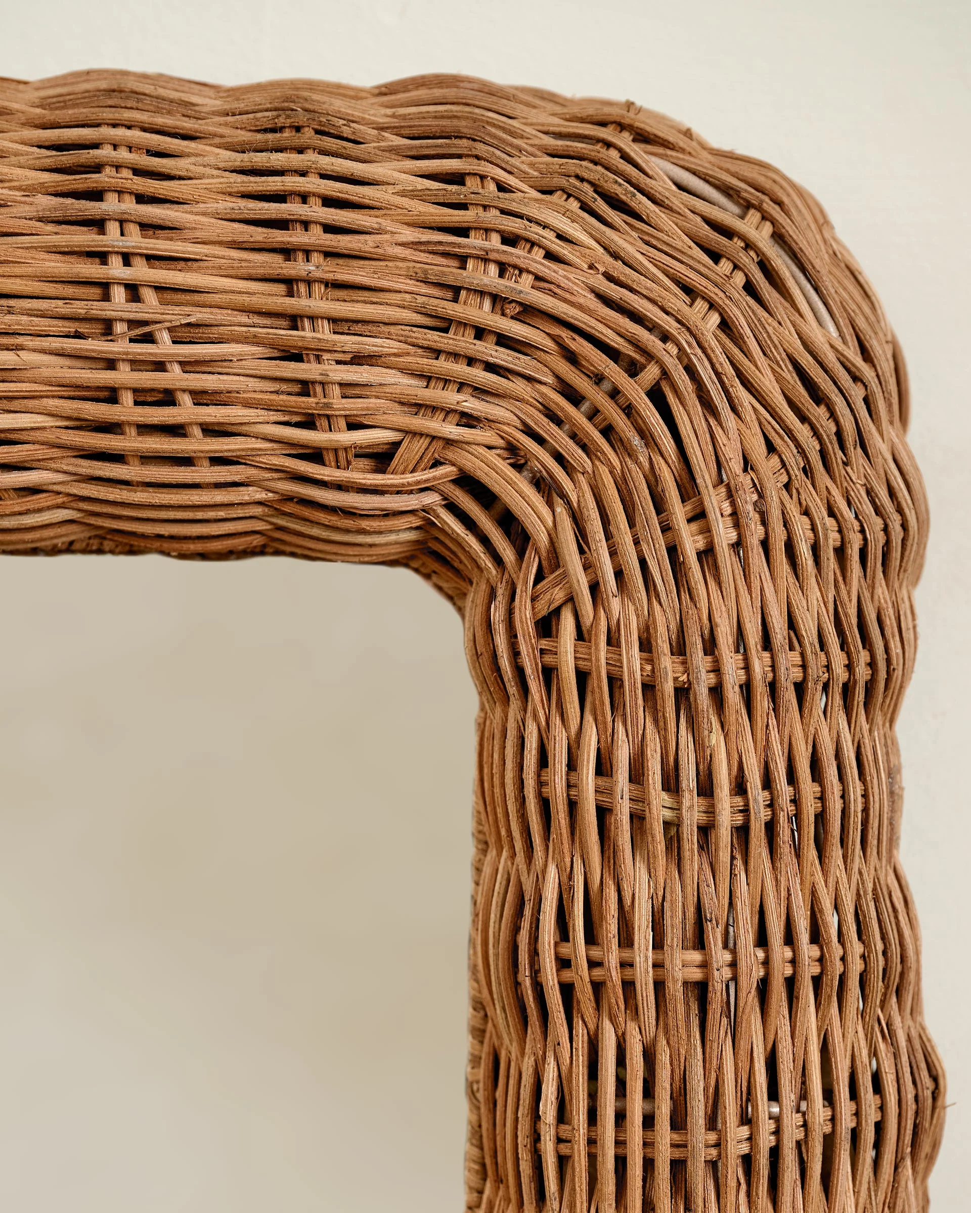Robin Woven Rattan Mirror - Image 3