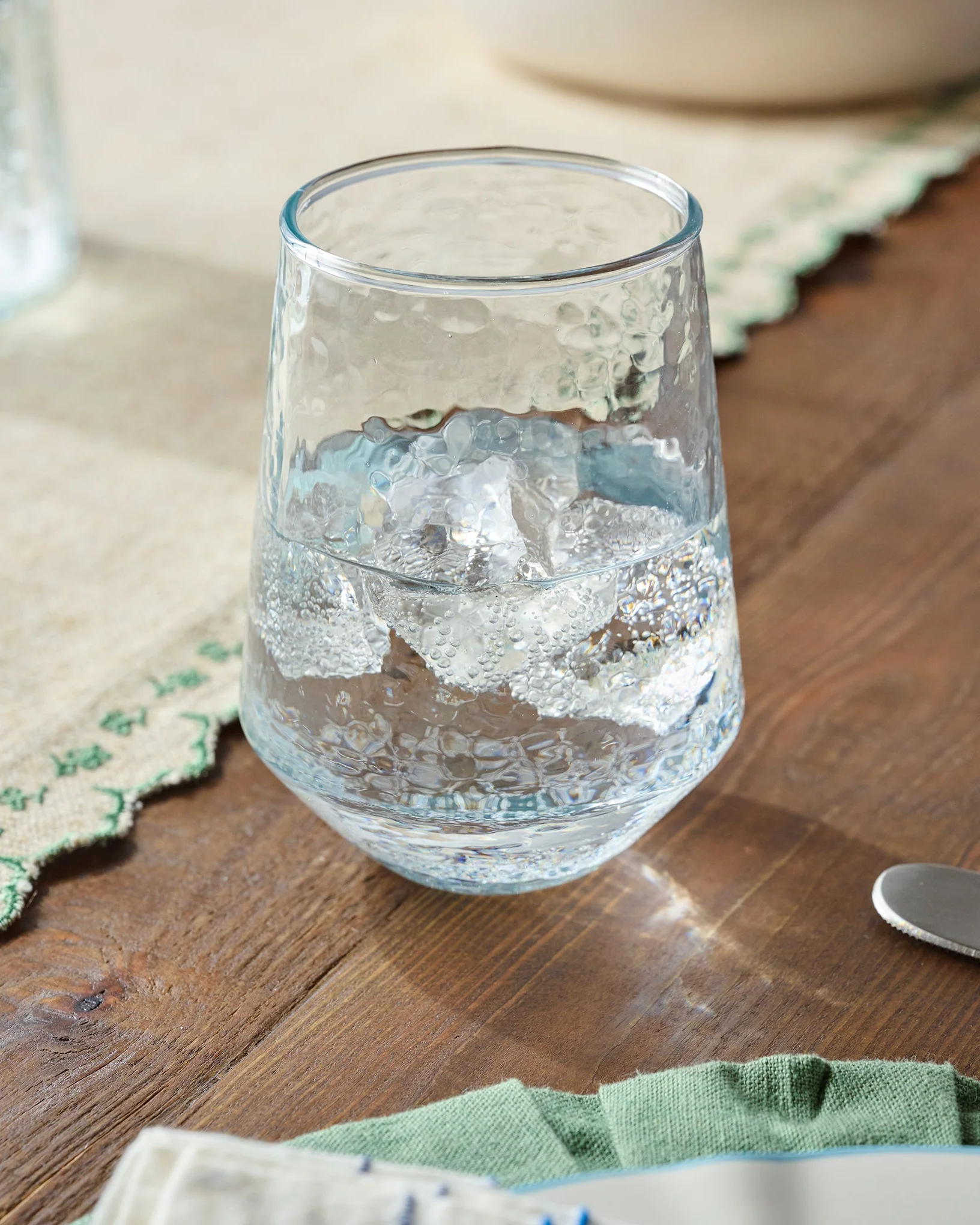 Rustic Glass Stemless Glass - Image 3