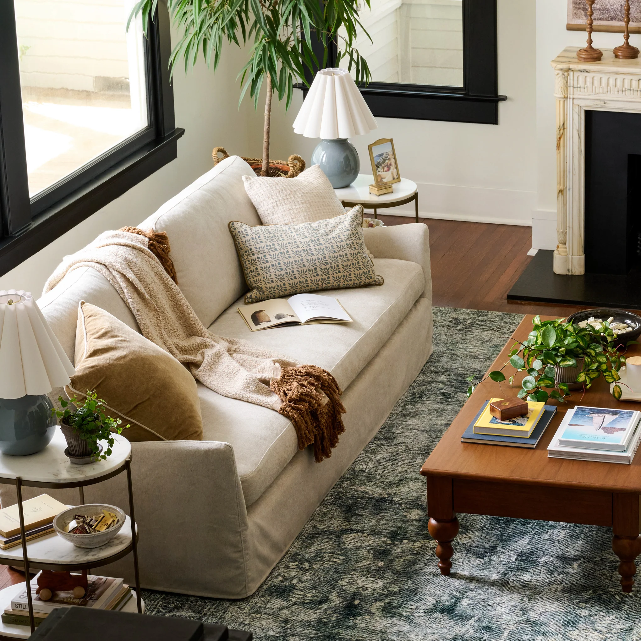Sabine Slipcover Sofa - Image 12