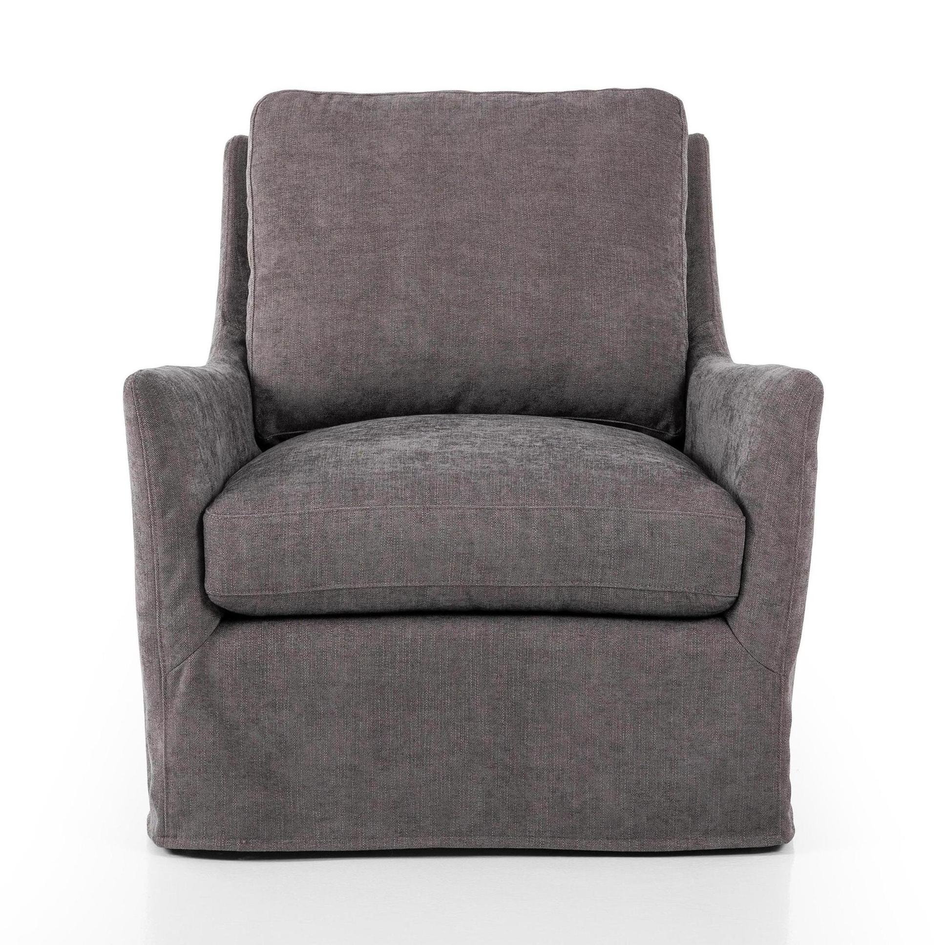 Sabine Slipcover Swivel Chair - Image 14