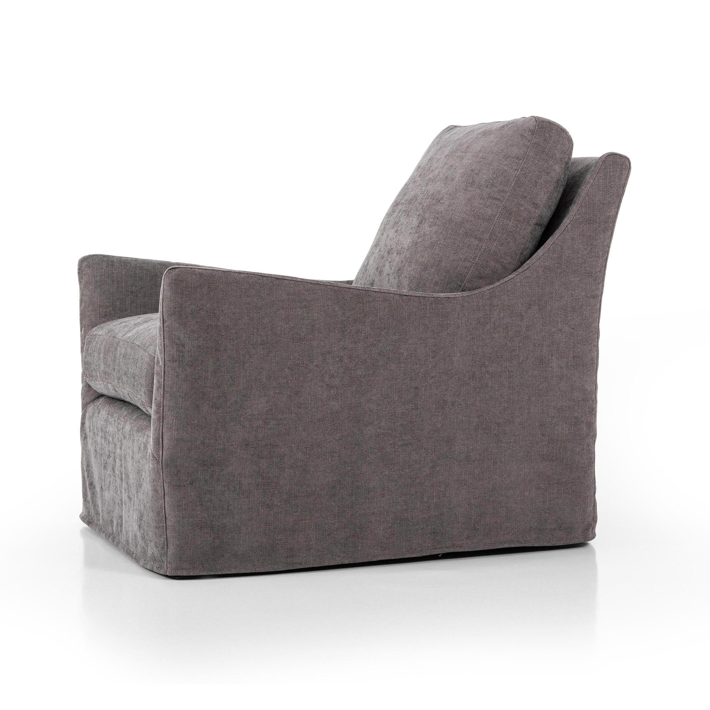 Sabine Slipcover Swivel Chair - Image 16