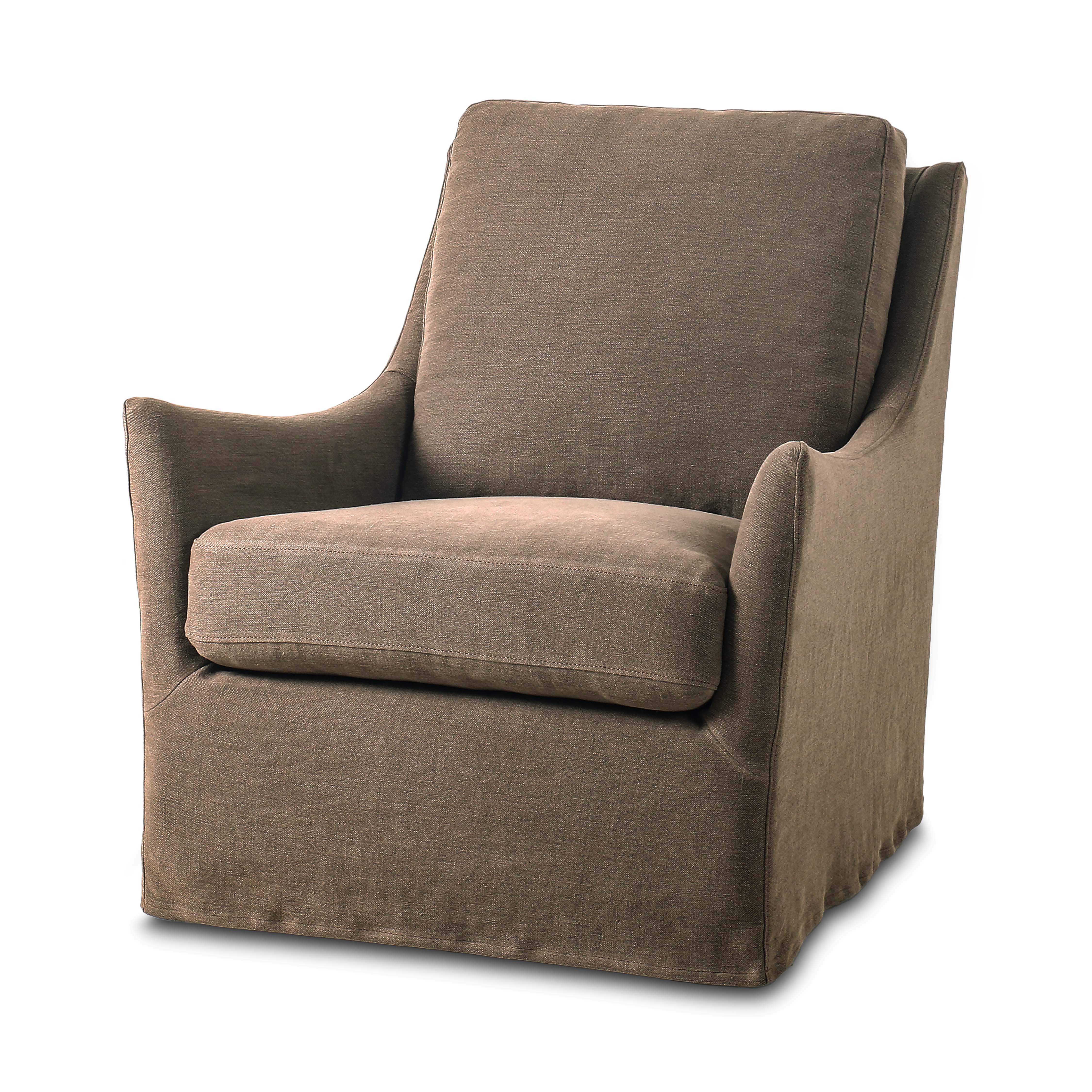 Sabine Slipcover Swivel Chair - Image 23