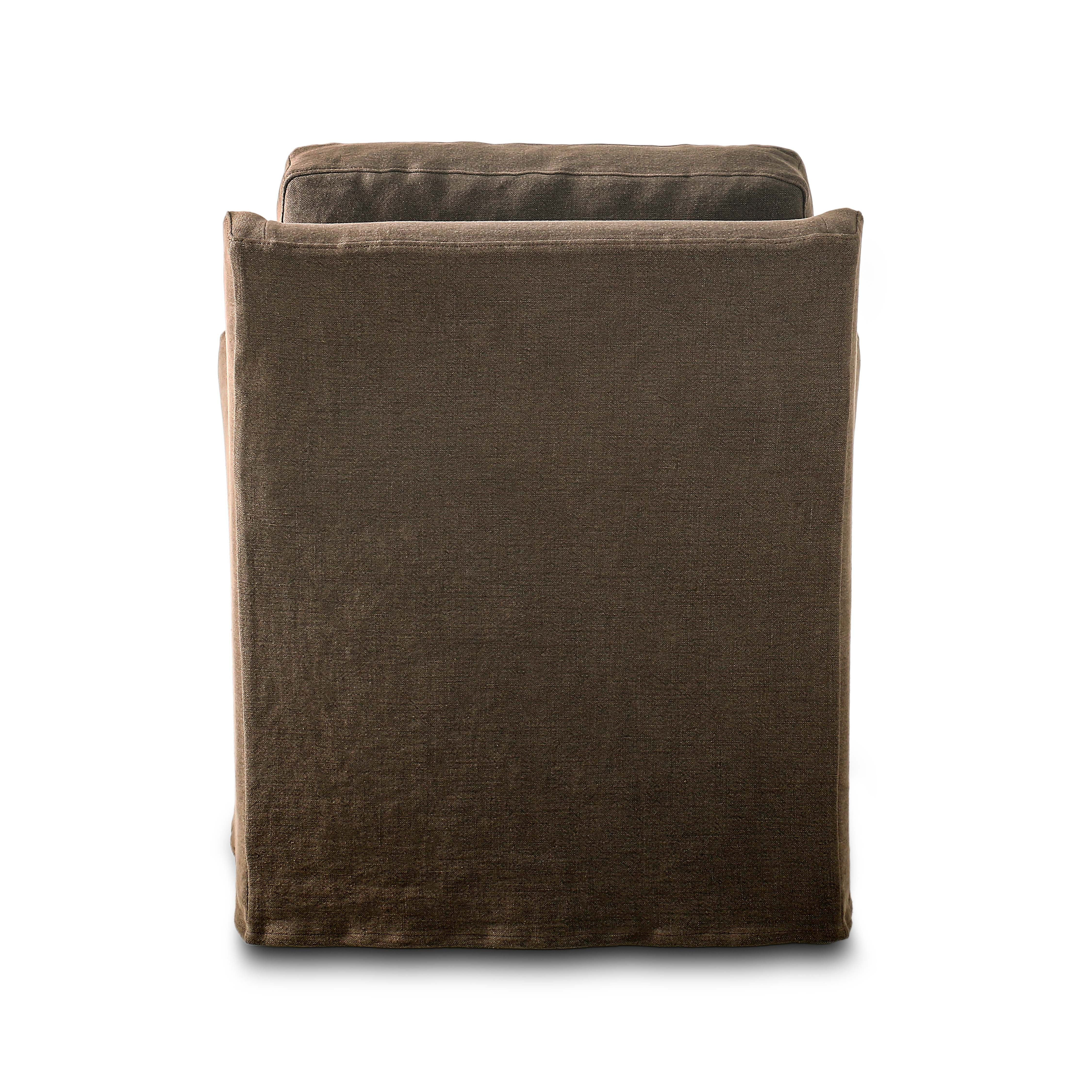 Sabine Slipcover Swivel Chair - Image 26