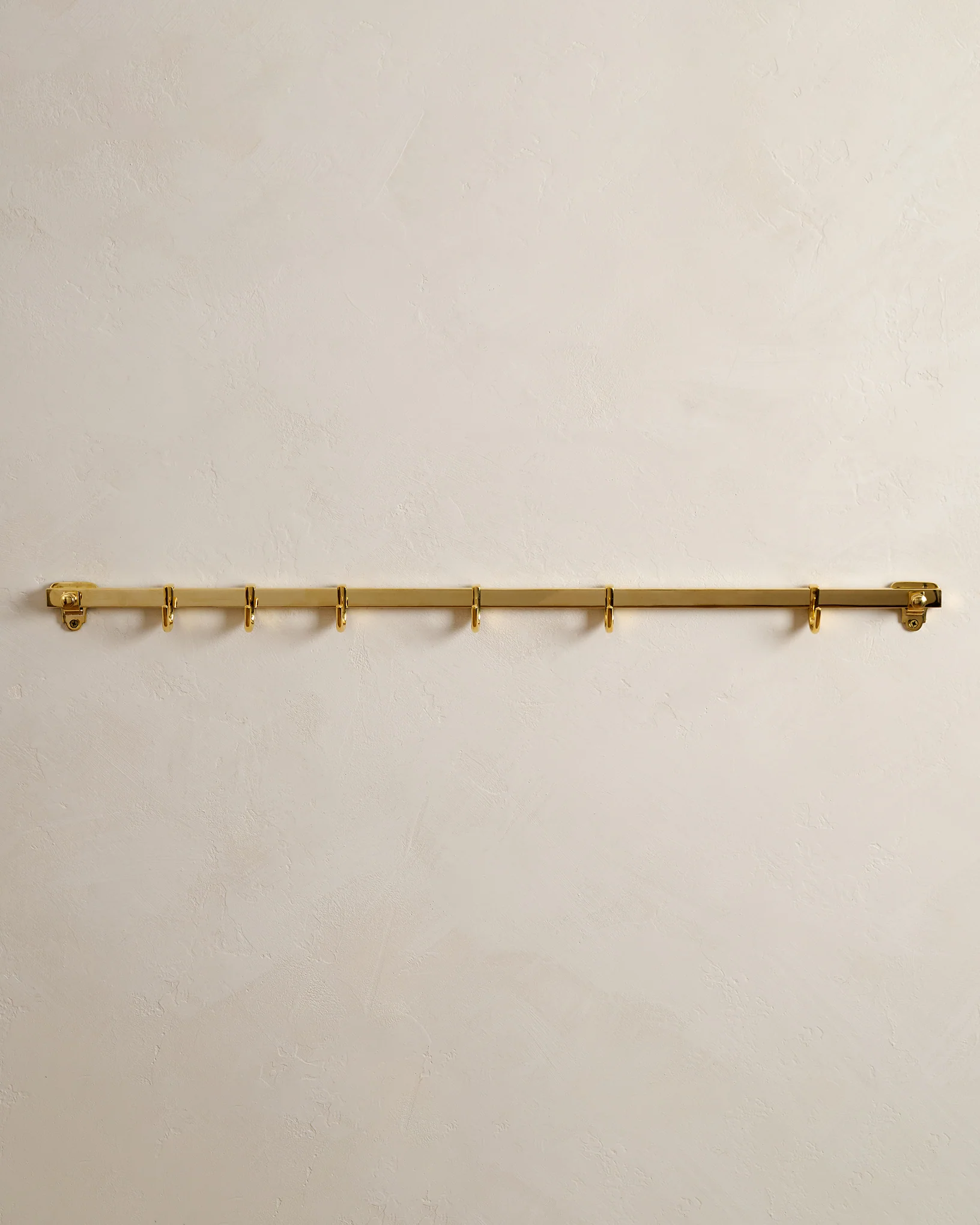 Samuel Vintage Inspired Flat Rail with Hooks - Image 2