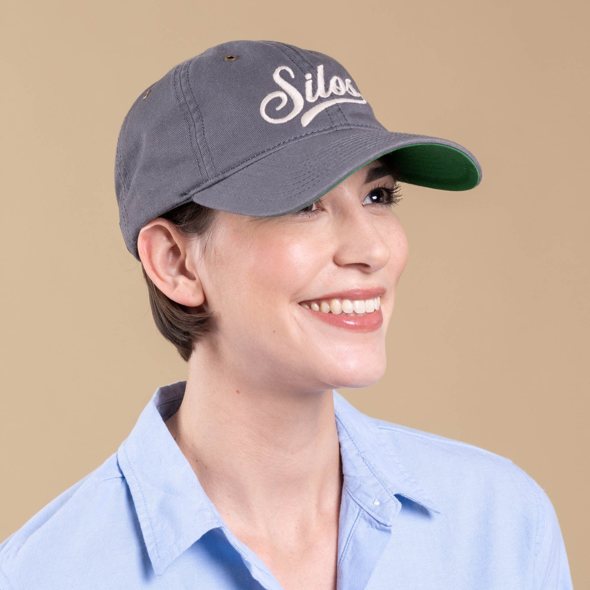 Silos Distressed Charcoal Baseball Hat - Image 4