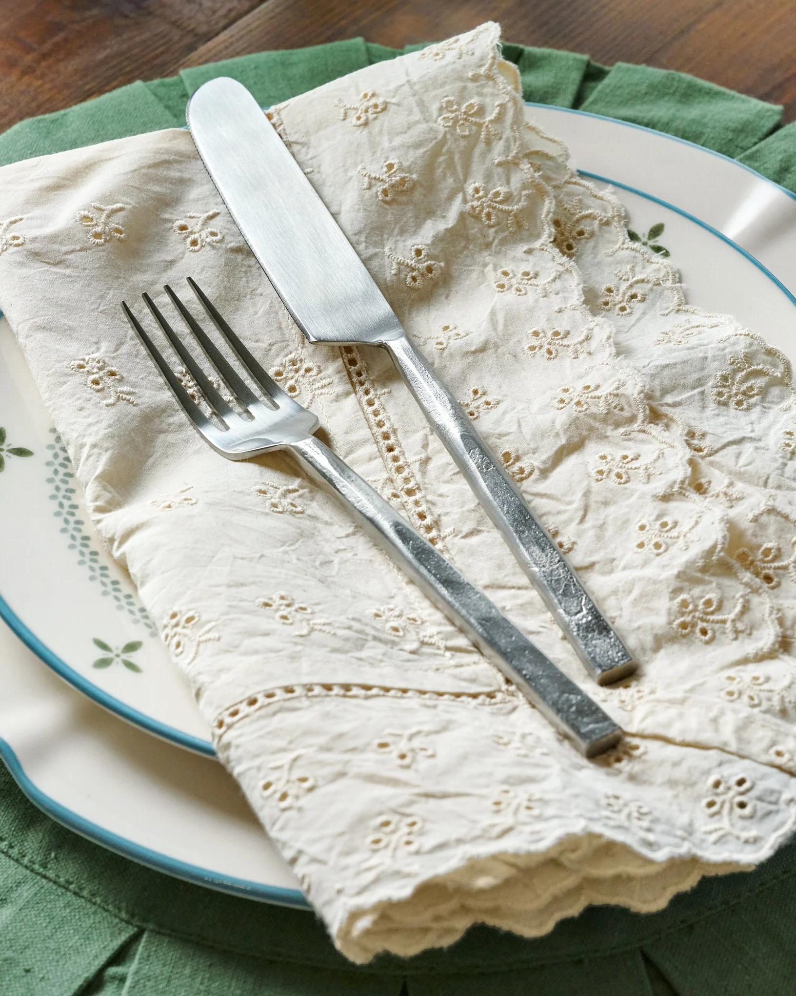 Silver Flatware Set of Five - Image 2