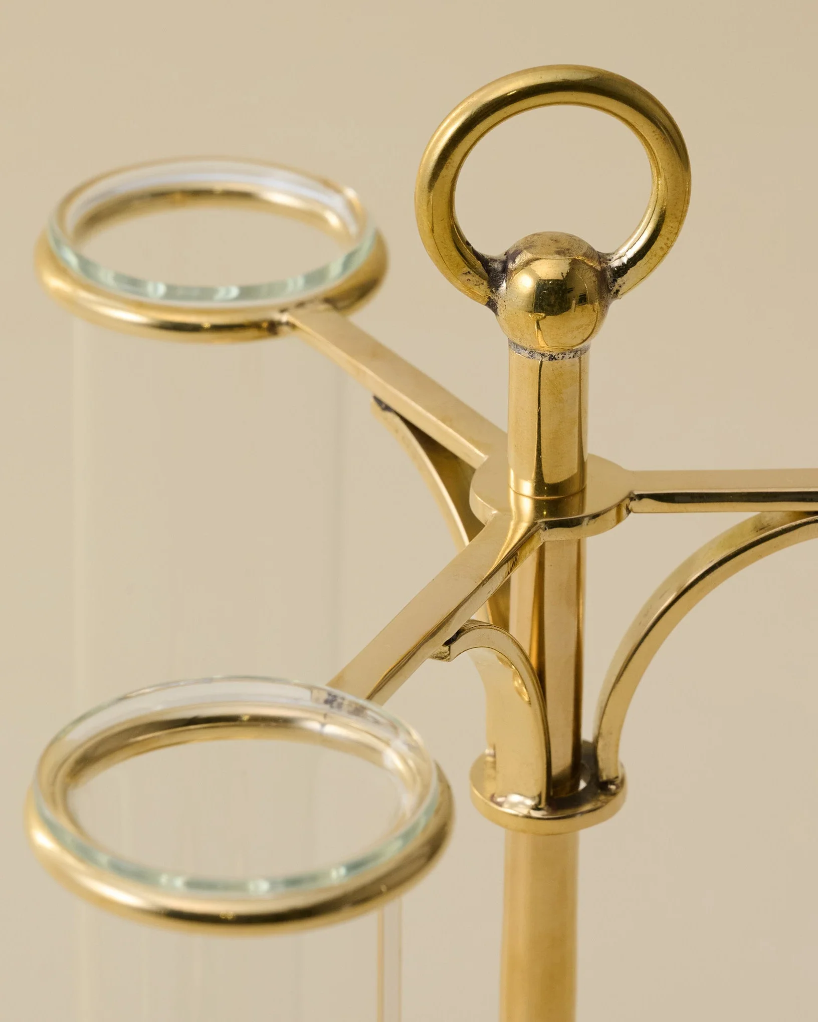 Solid Brass Antique Inspired Propagation Stand - Image 3