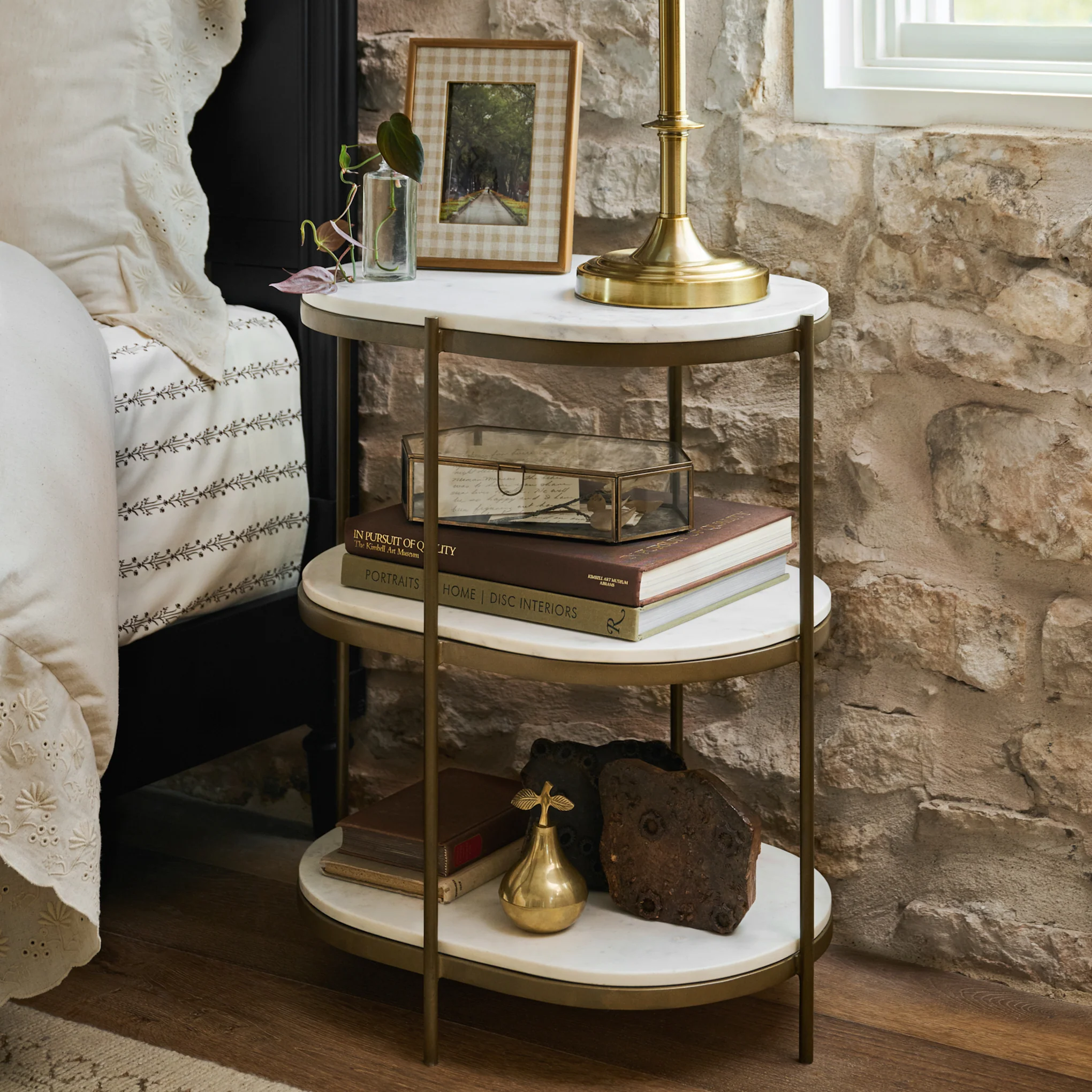 Solid Brass Pear Trinket Box - Image 3