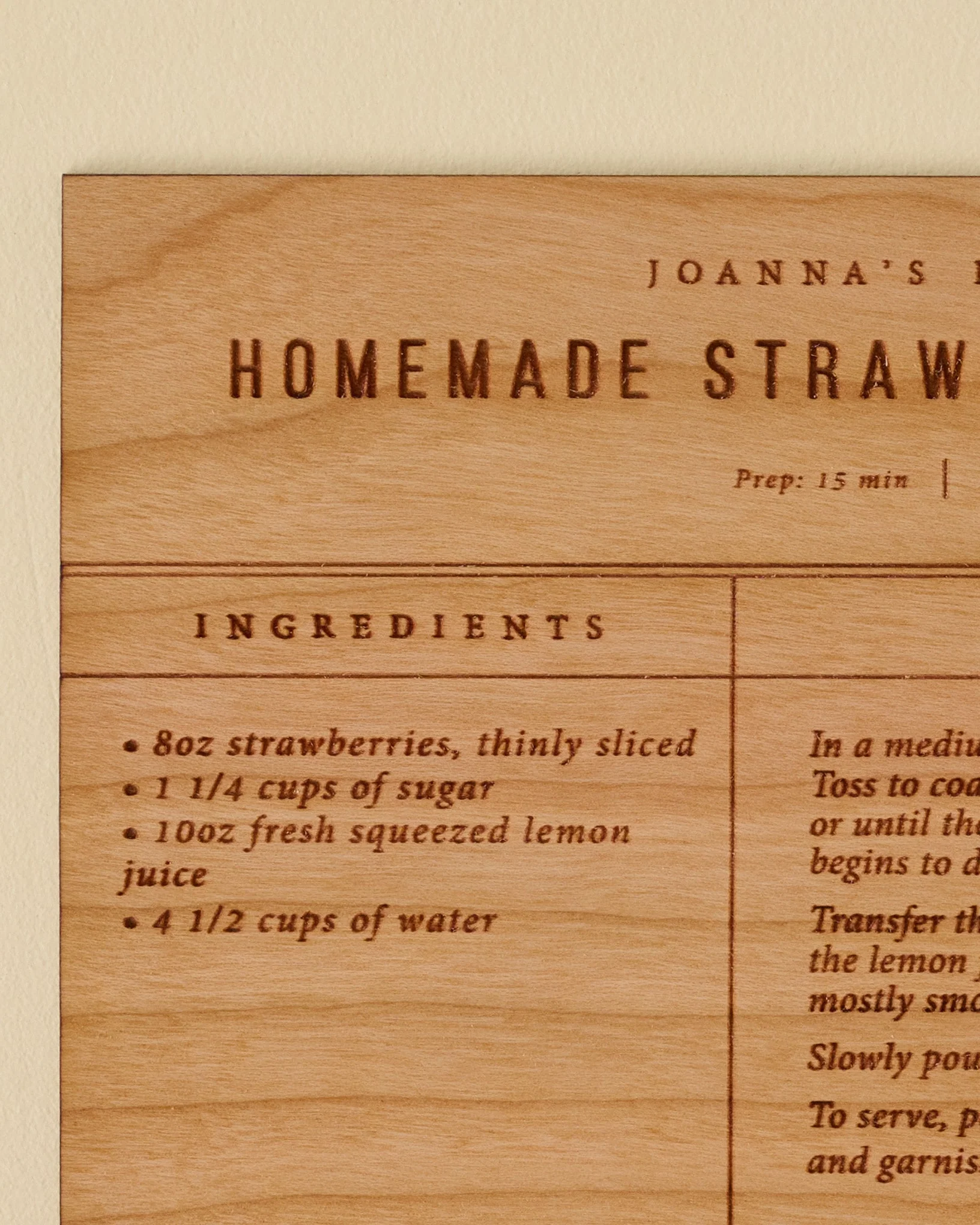 Strawberry Lemonade Recipe Card - Image 2
