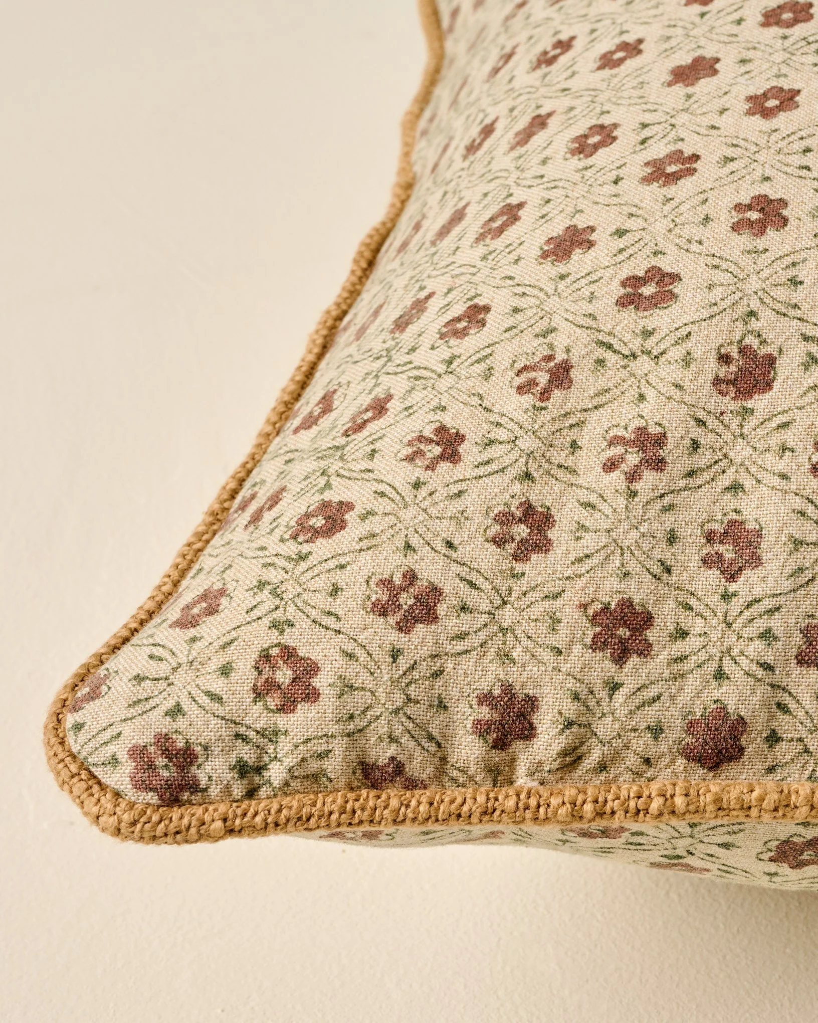 Thea Clay Block Print Pillow - Image 3