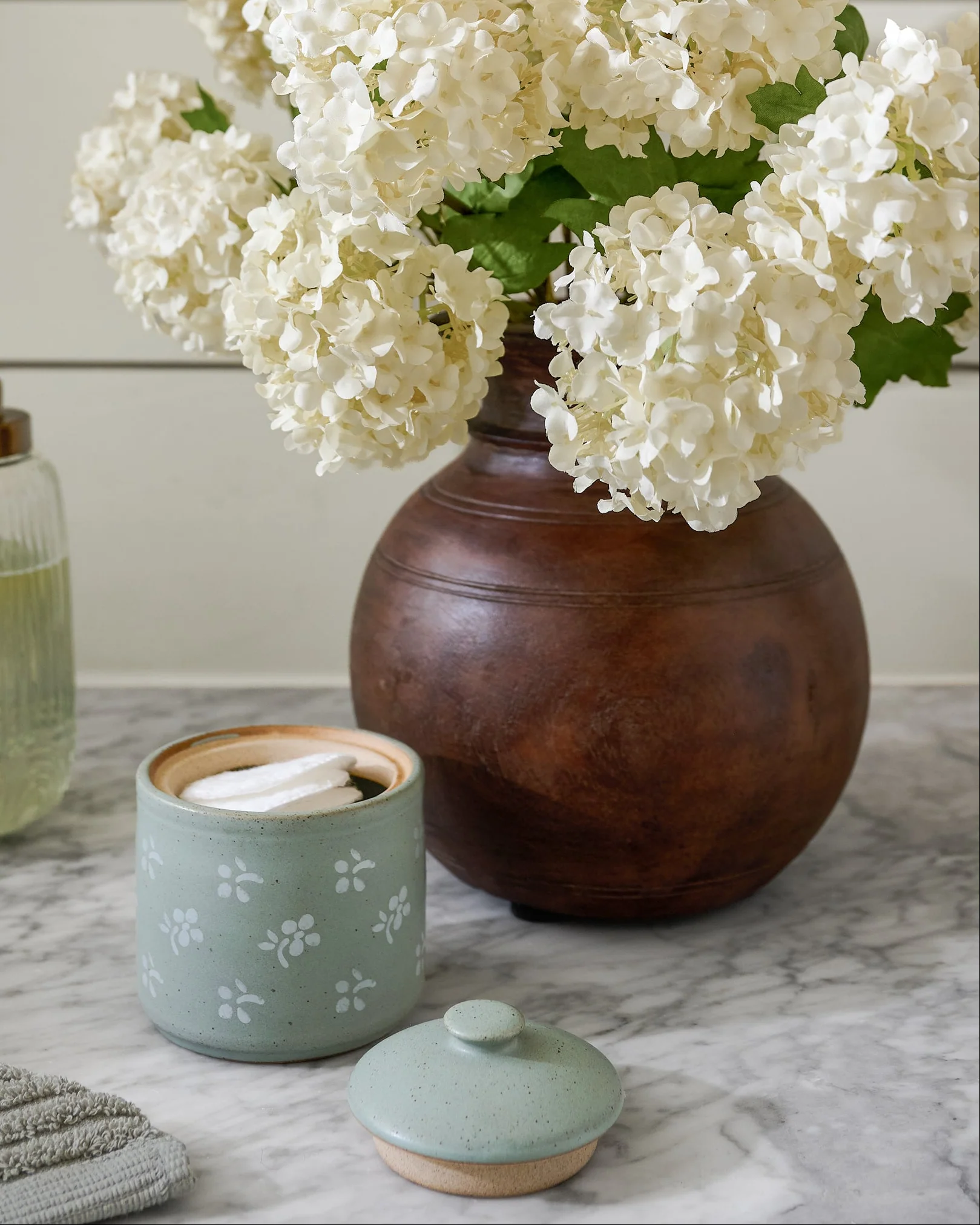 Theo Aged Wood Vase - Image 2
