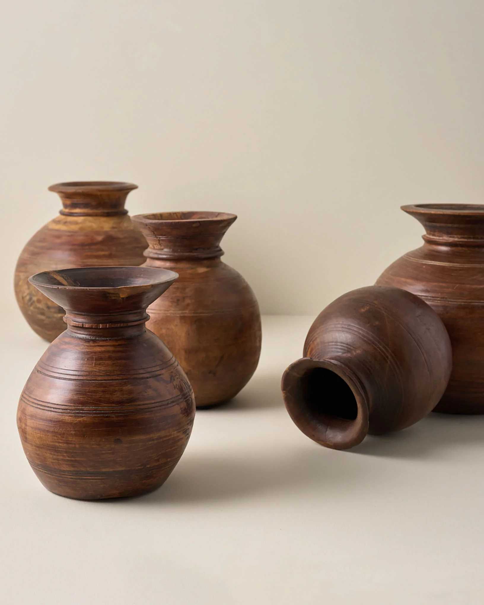 Theo Aged Wood Vase - Image 6