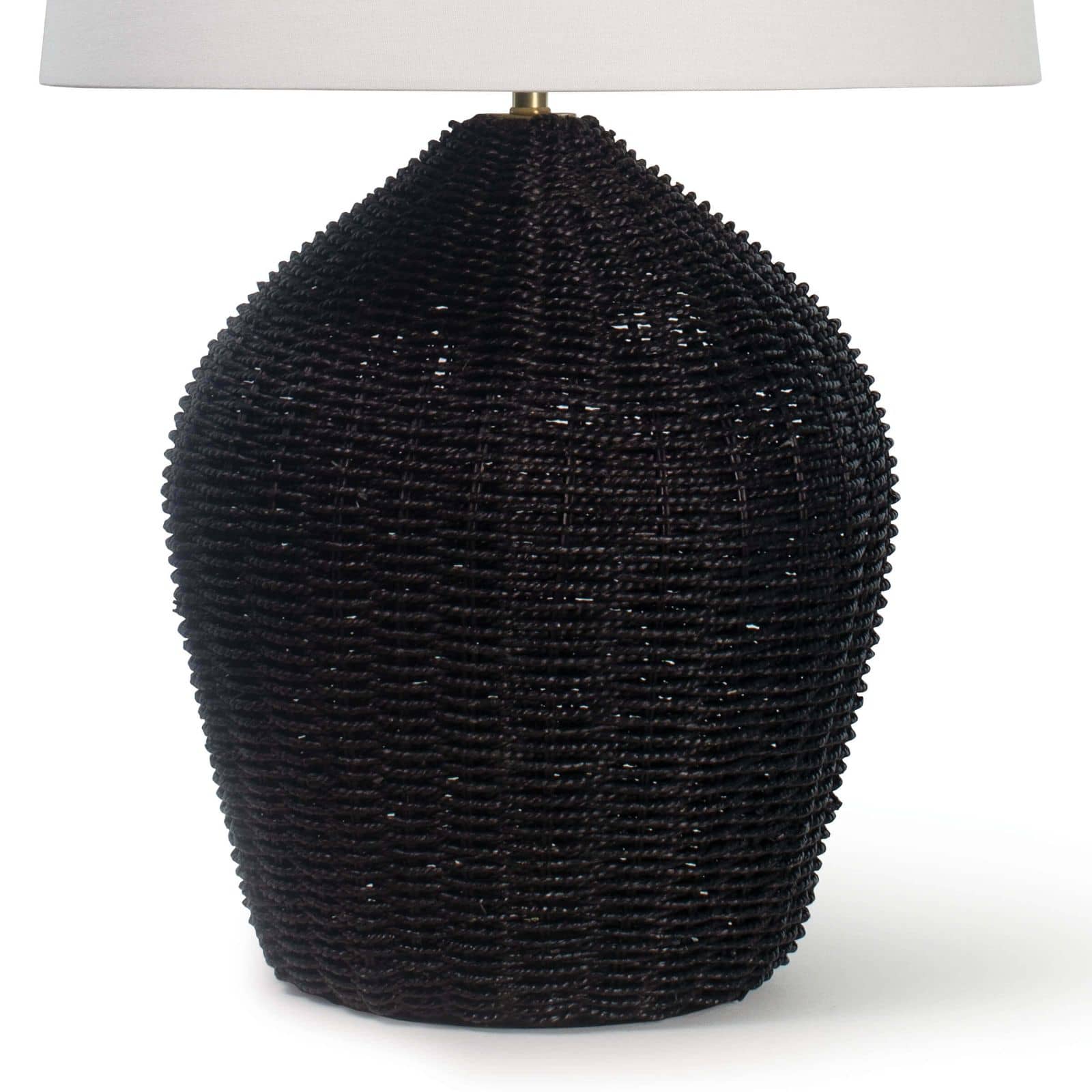 Tia Black Rattan Table Lamp - Image 3