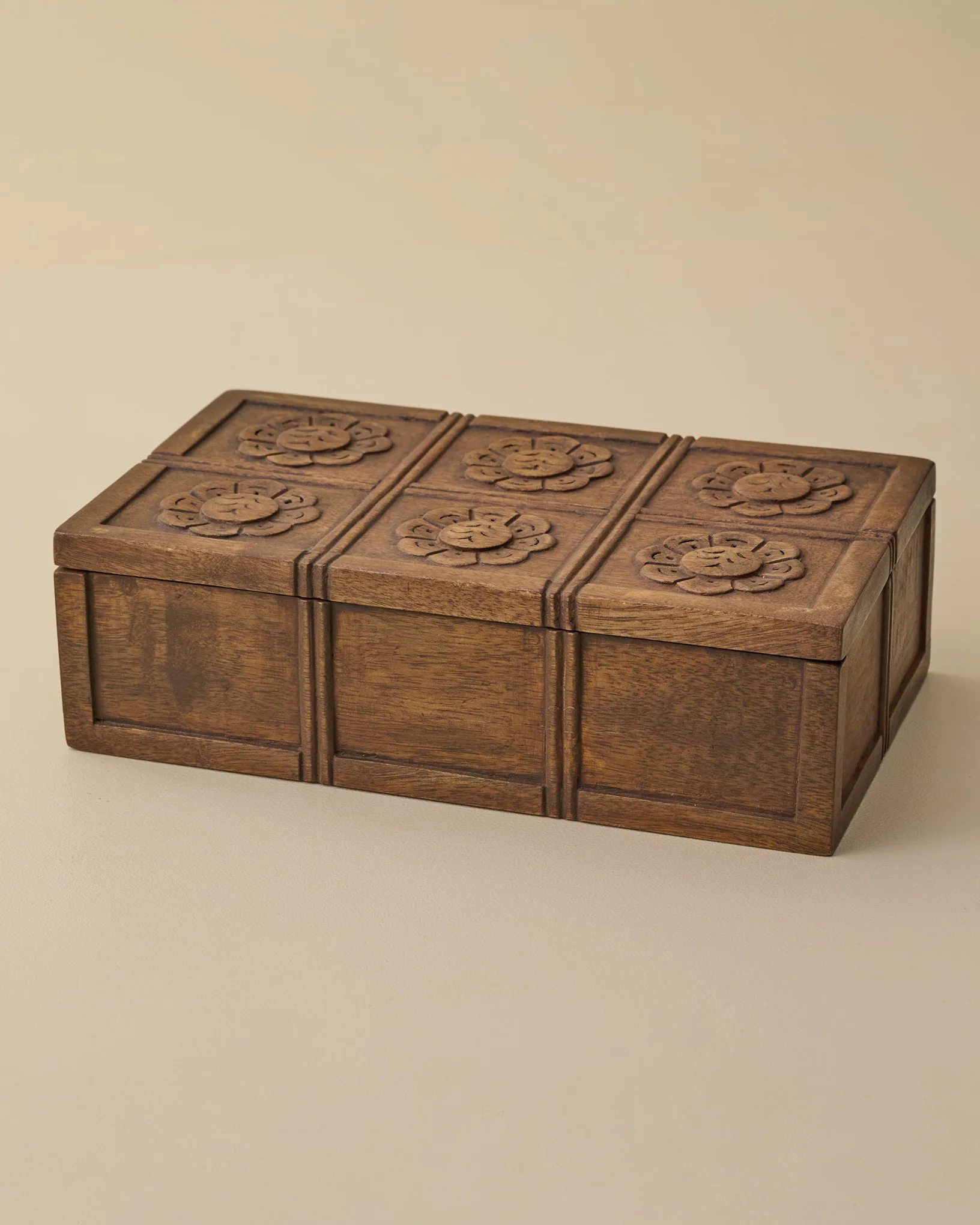 Trina Carved Wood Box - Image 4