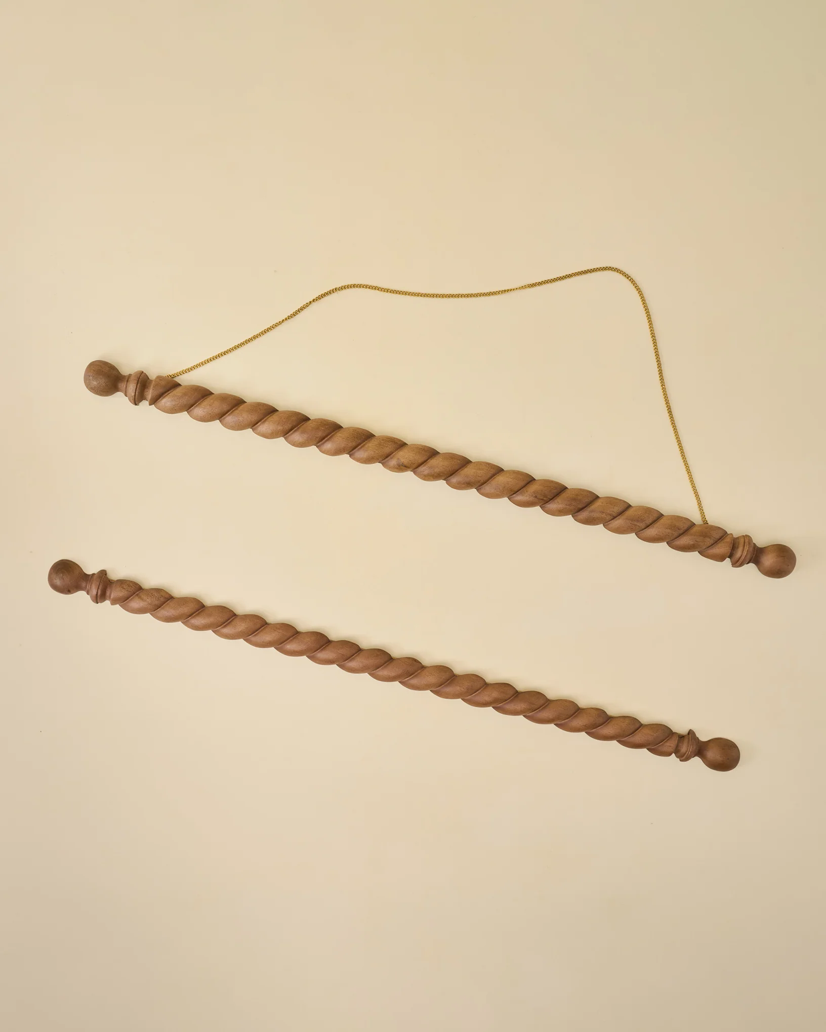 Turned Wood Poster Hanger Kit - Image 5
