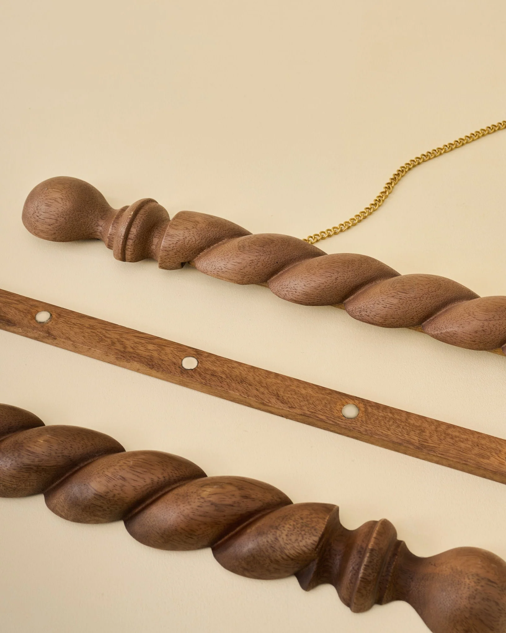 Turned Wood Poster Hanger Kit - Image 6
