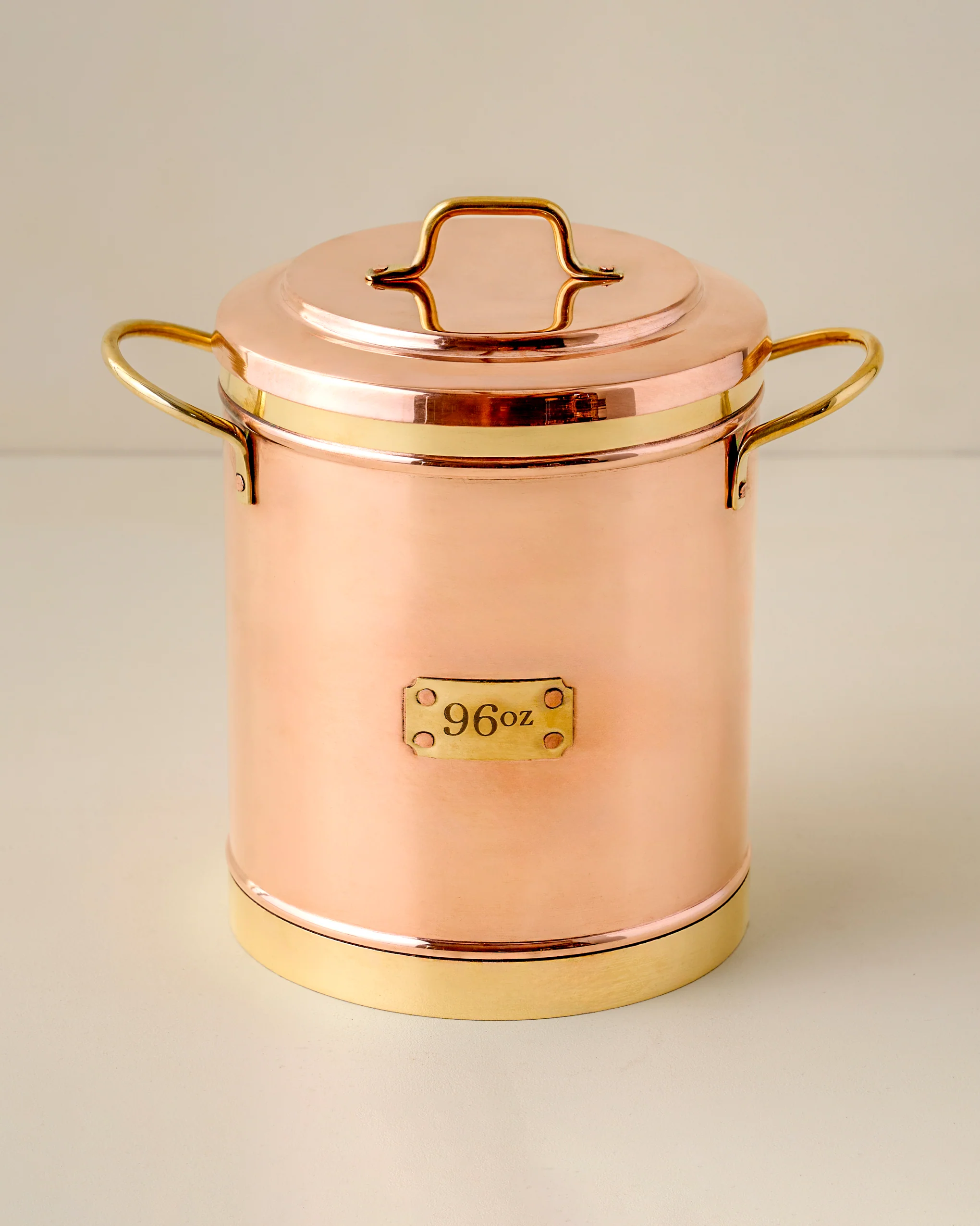 Vintage Inspired Copper + Brass Canister - Image 3