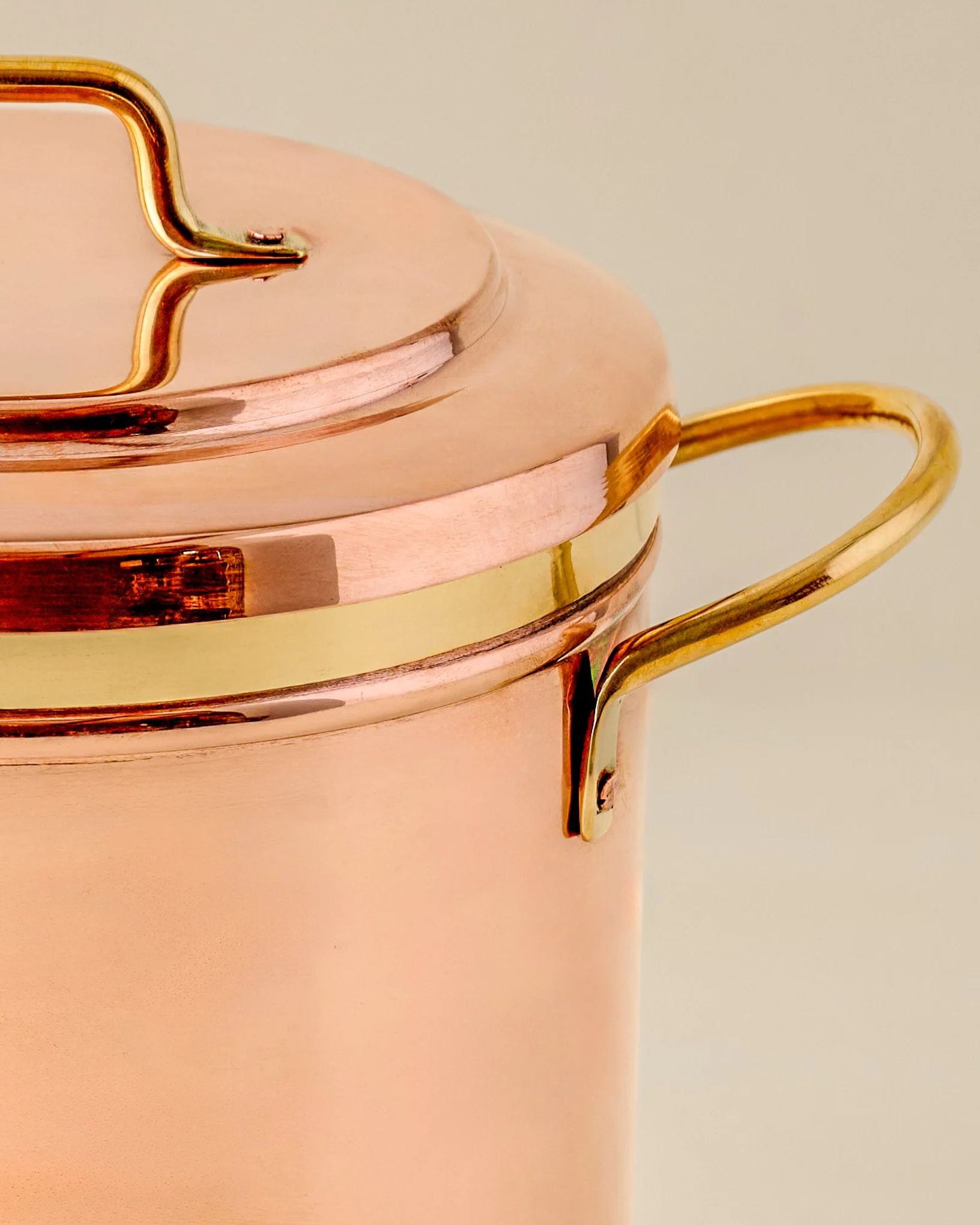 Vintage Inspired Copper + Brass Canister - Image 4