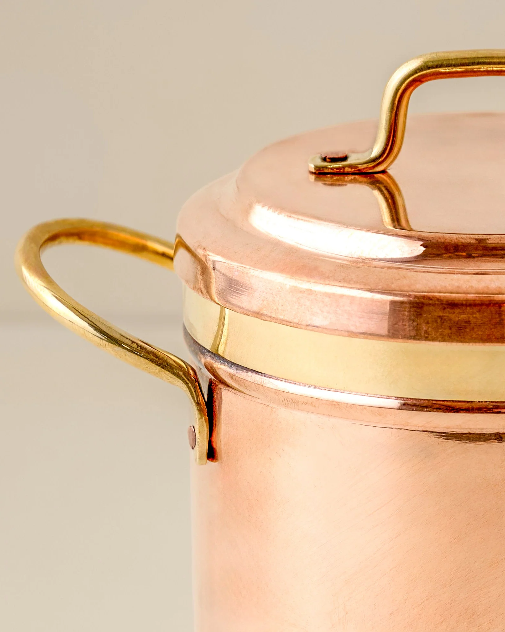 Vintage Inspired Copper + Brass Canister - Image 6