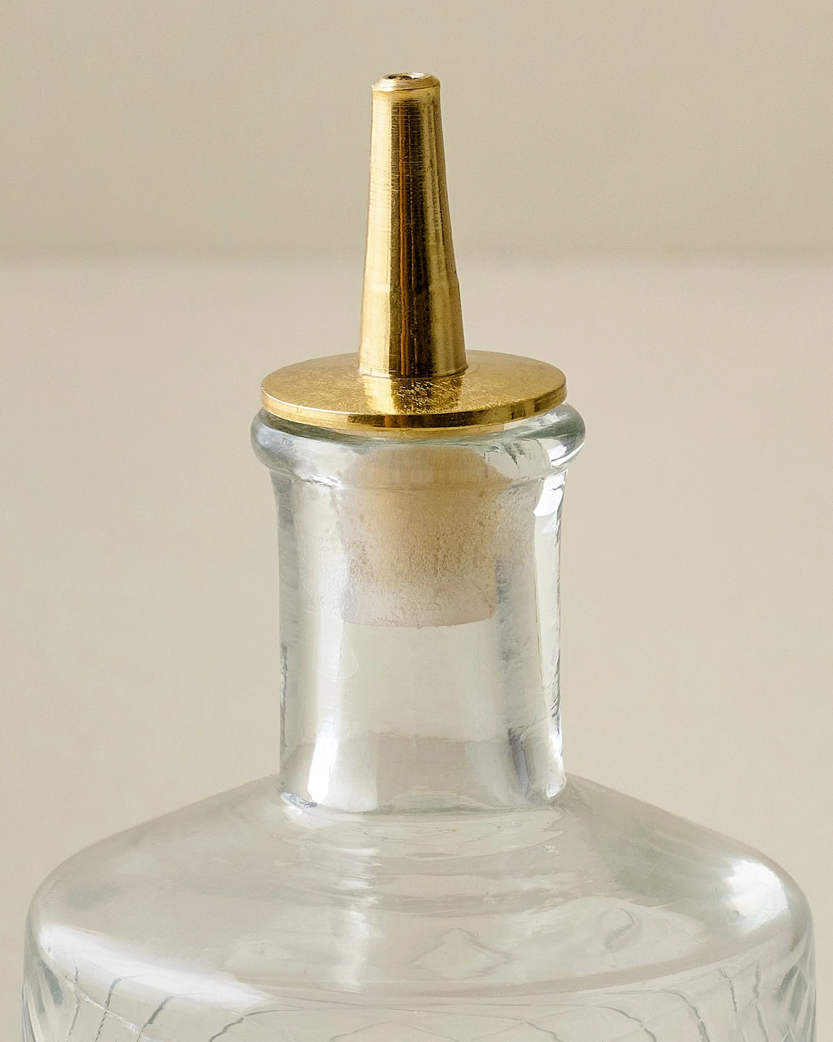Vintage-Inspired Etched Glass Bottle - Image 3
