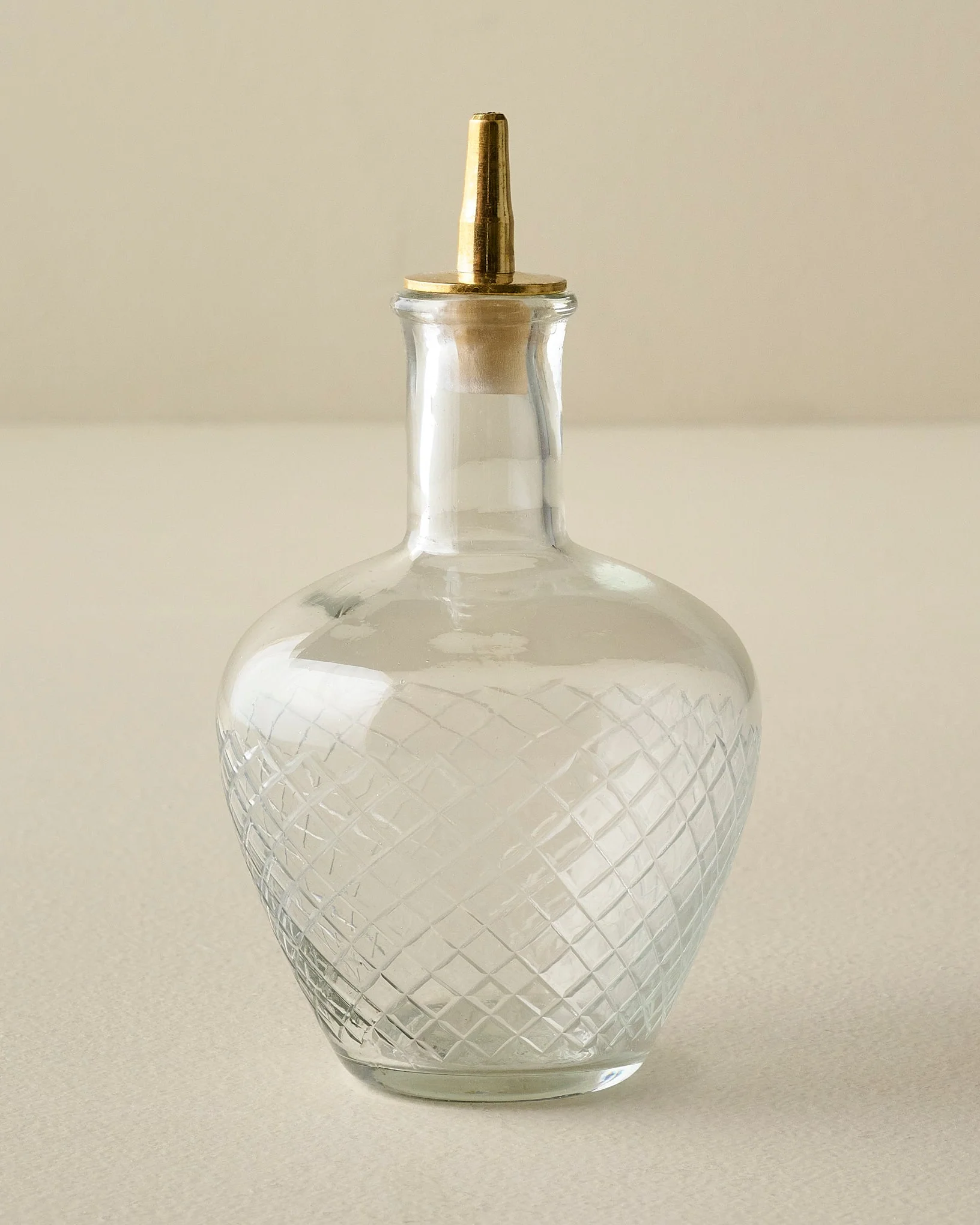 Vintage-Inspired Etched Glass Bottle - Image 4