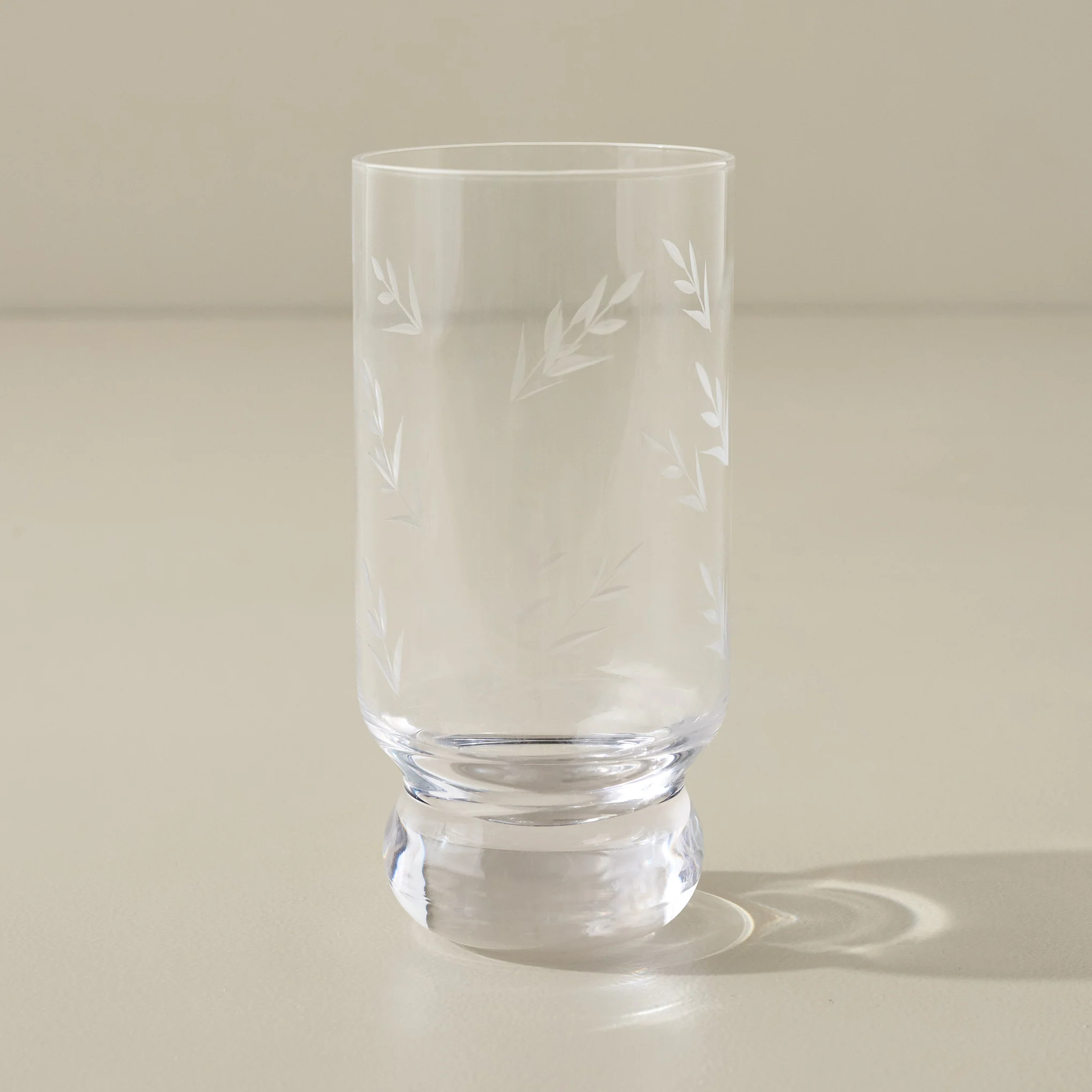 Vintage-Inspired Etched Glass Drinkware Bundle - Image 5