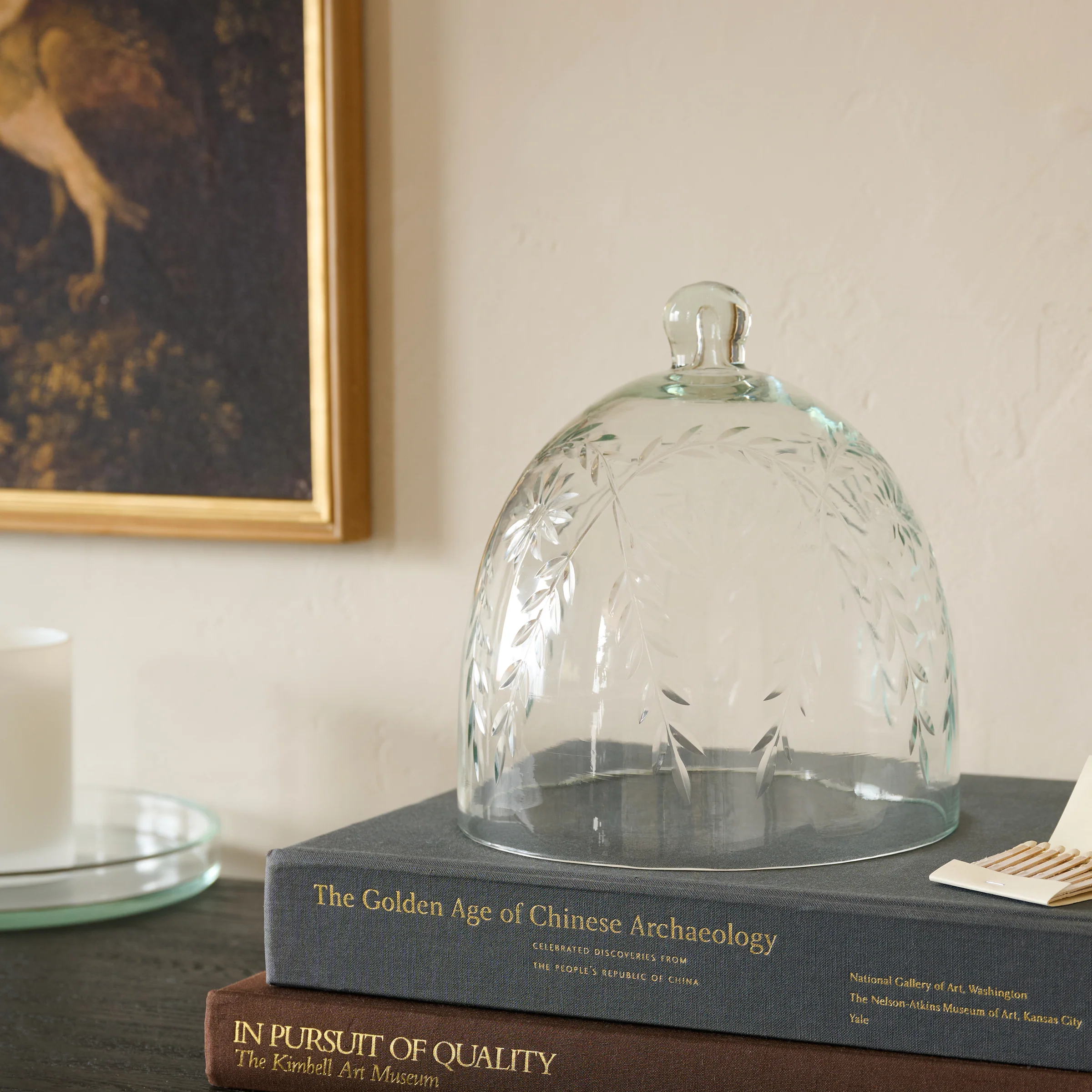 Vivian Cut Glass Candle Cloche - Image 2