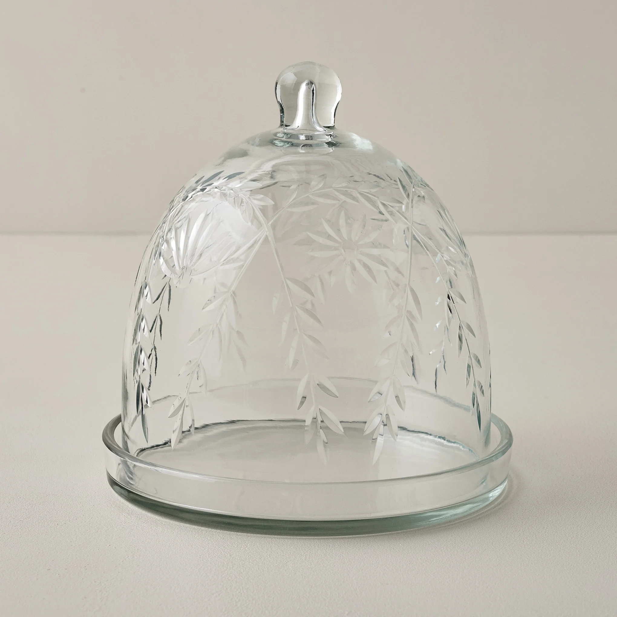 Vivian Cut Glass Candle Cloche - Image 3