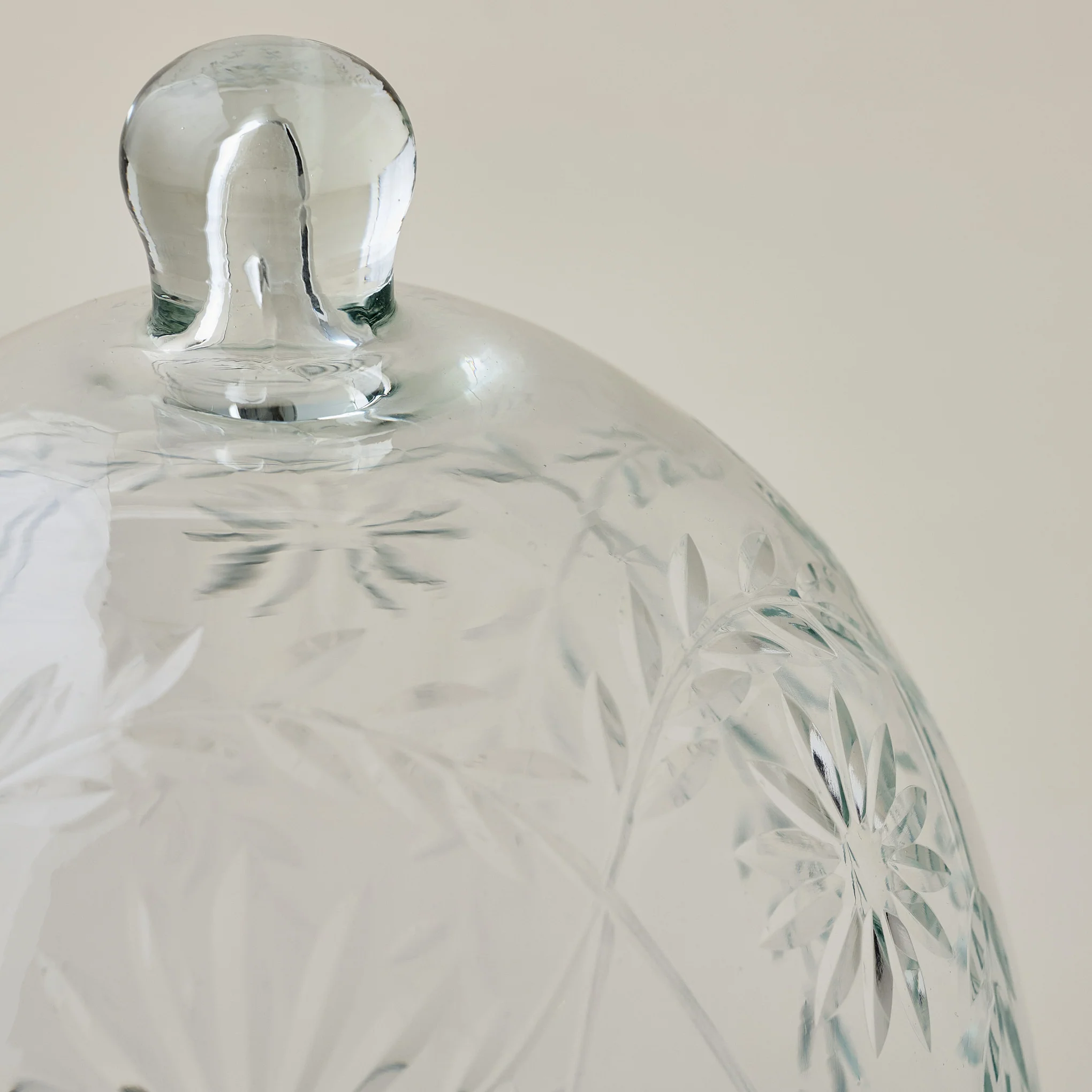 Vivian Cut Glass Candle Cloche - Image 5