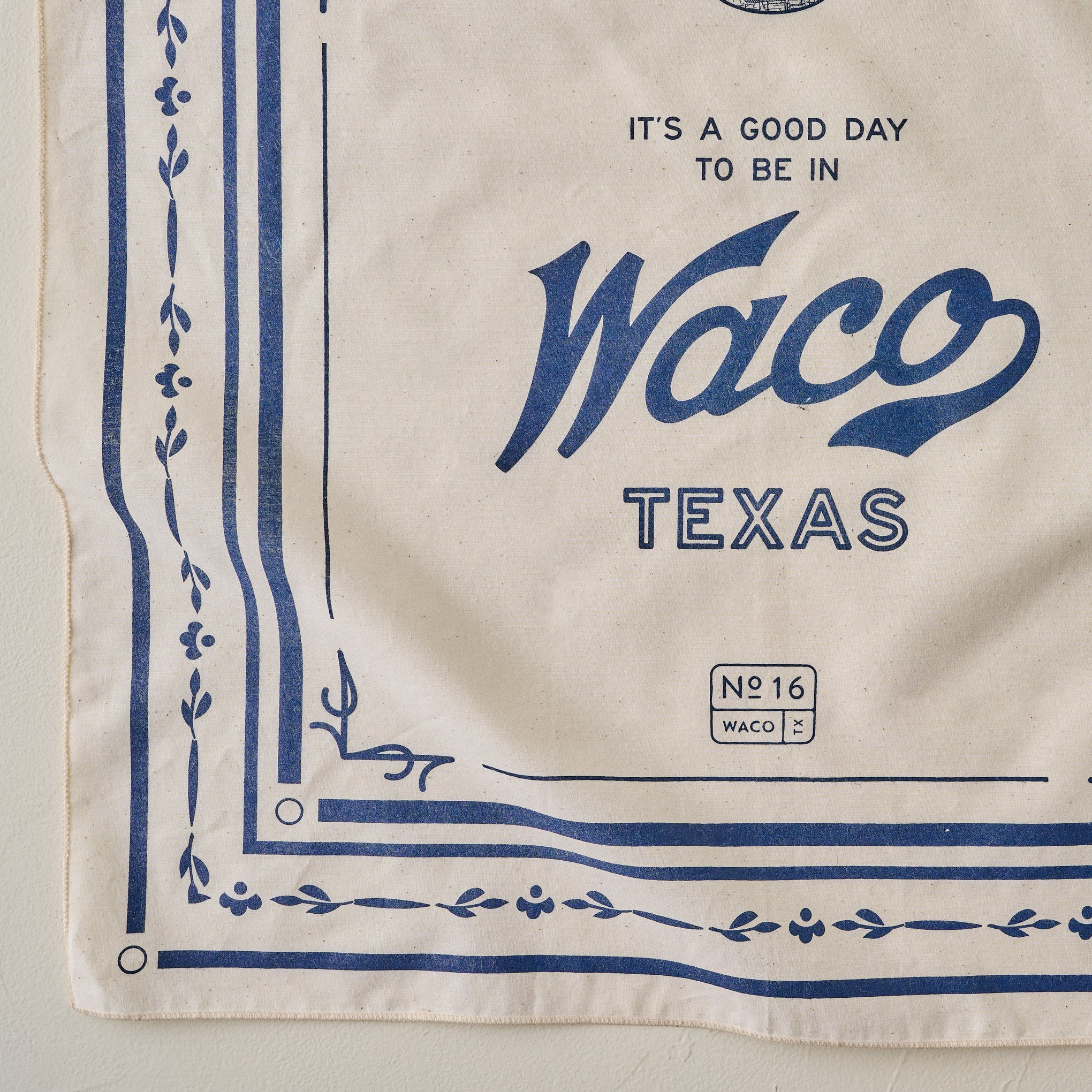Waco, Texas White Bandana - Image 2