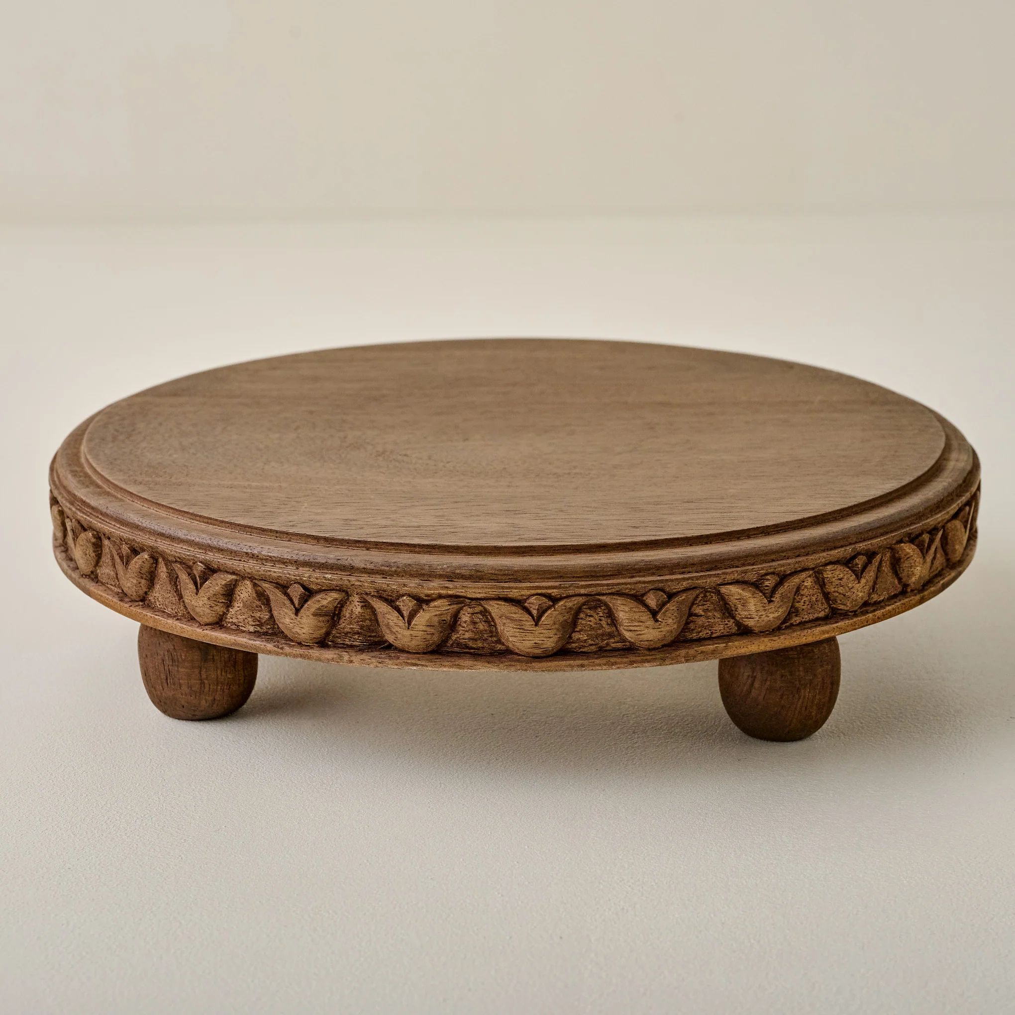 Warren Carved Wood Riser - Image 2