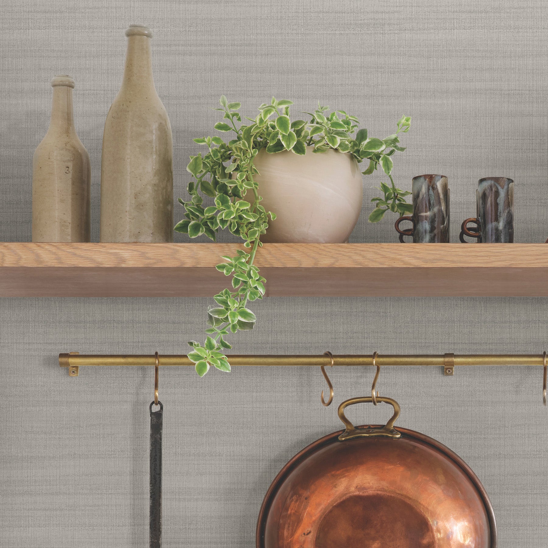Washed Linen Wallpaper - Image 3