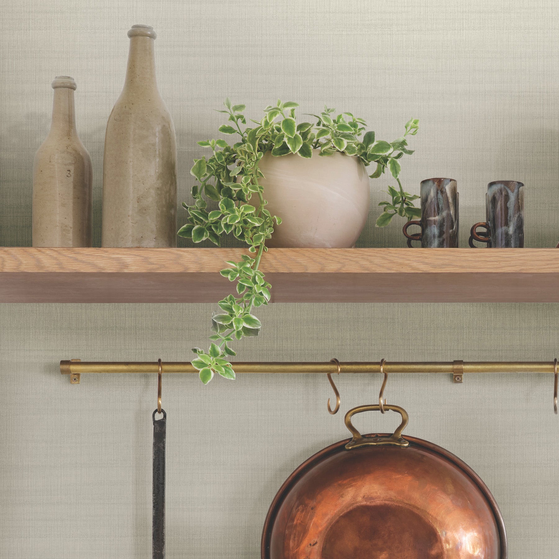 Washed Linen Wallpaper - Image 5