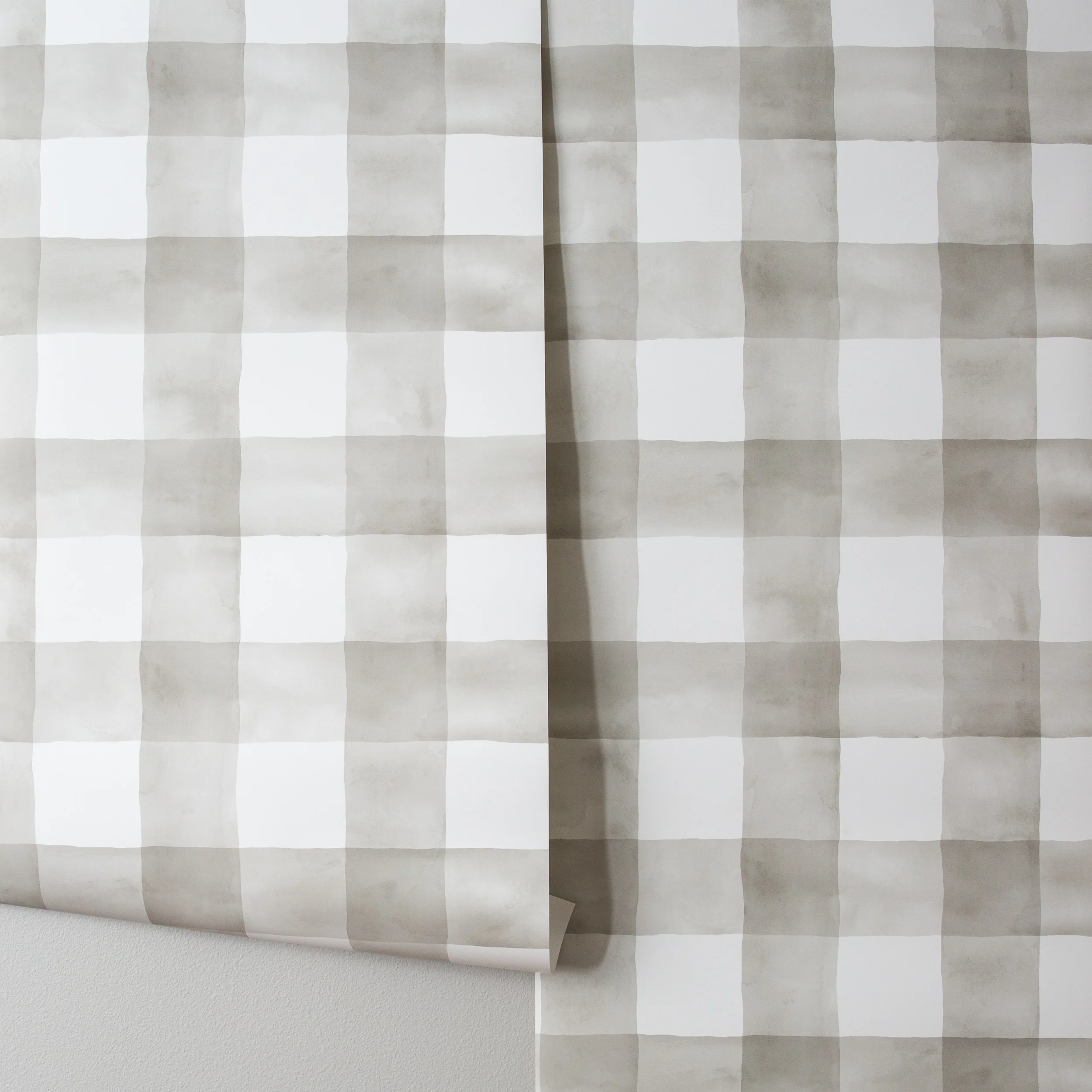 Watercolor Check Wallpaper - Image 8