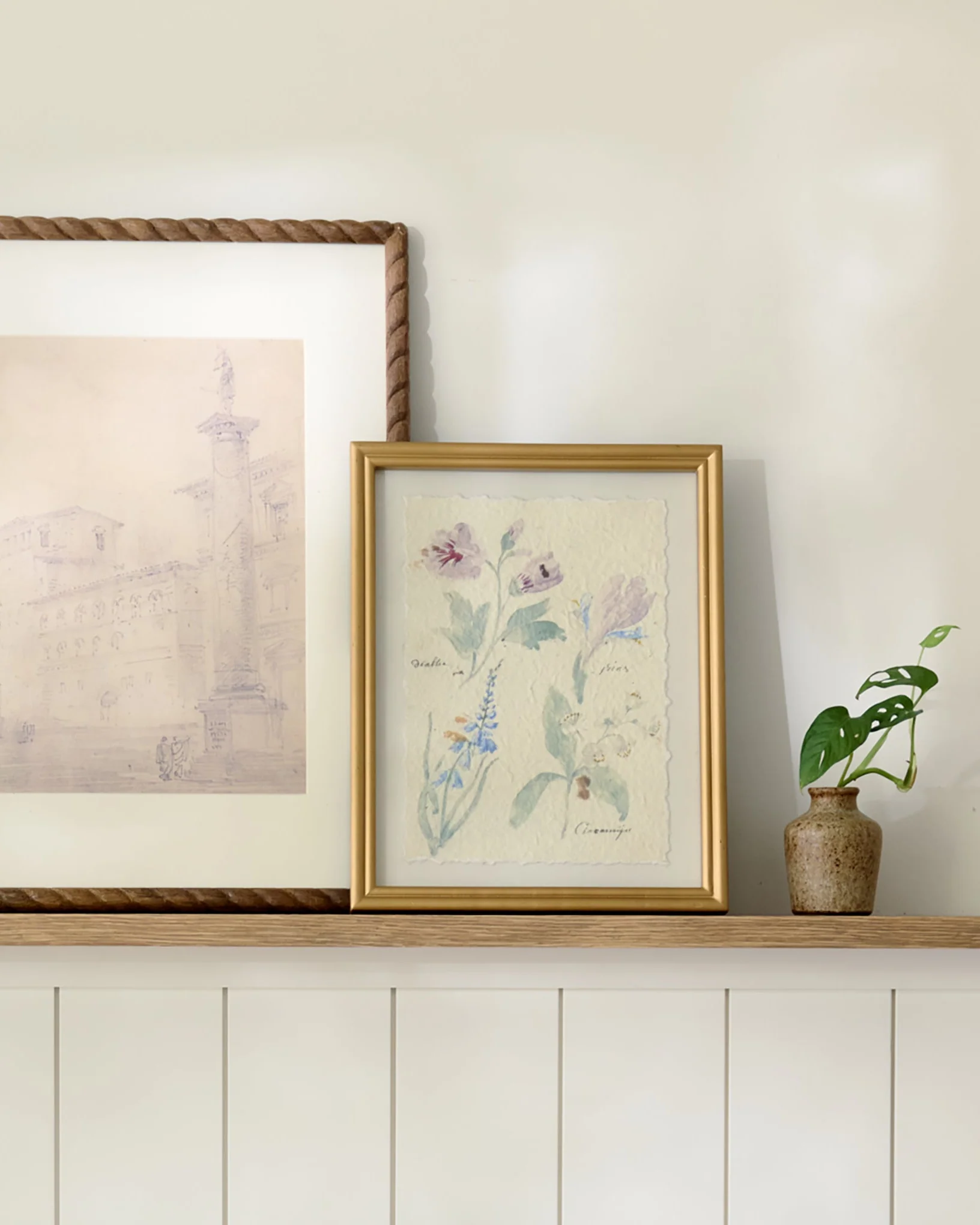 Watercolor Floral Framed Print - Image 2