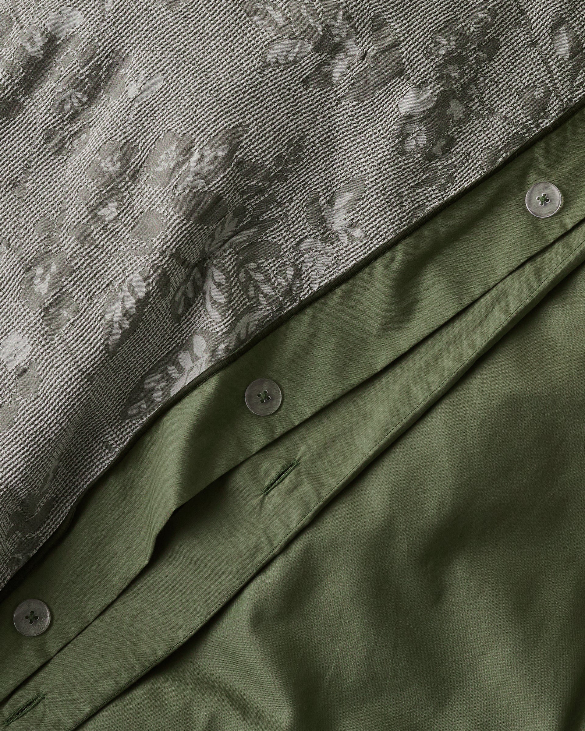 Willow Floral Jacquard Duvet Cover - Image 3