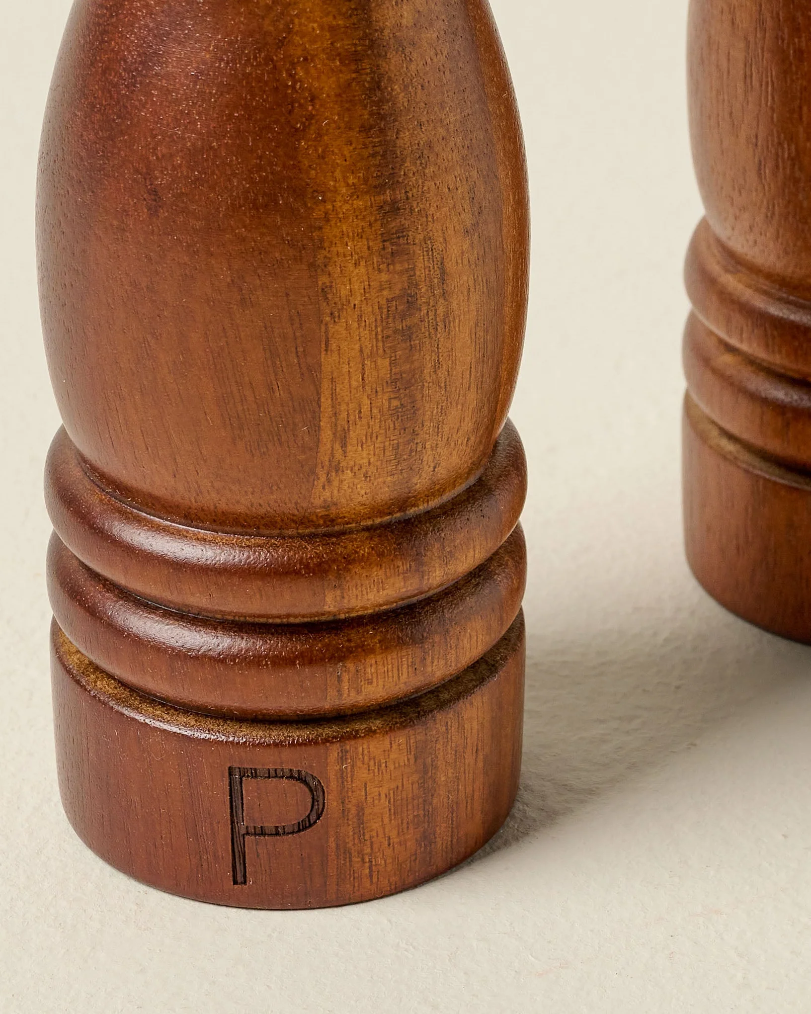 Wood Salt & Pepper Grinder Set - Image 2